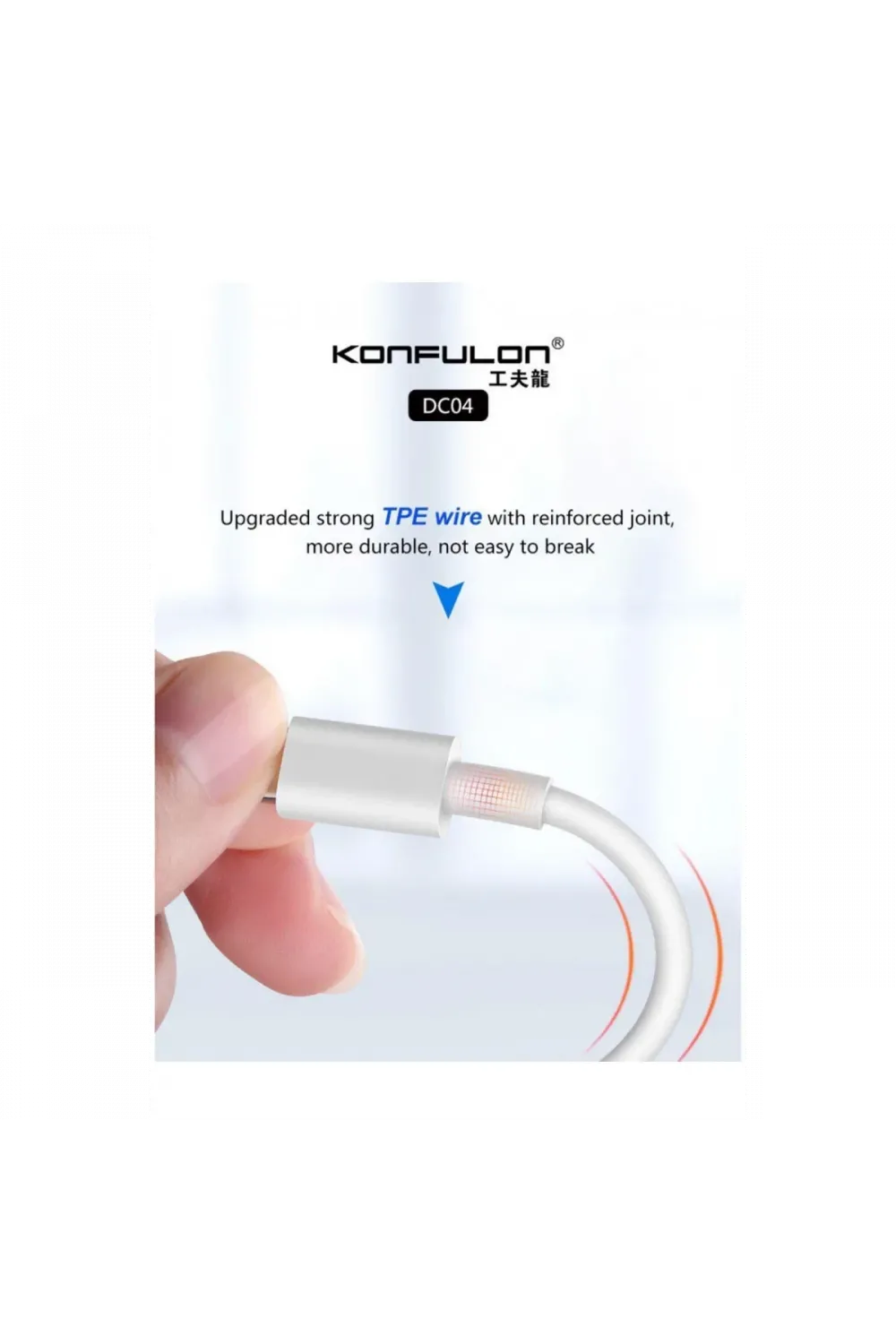 Konfulon DC04 Süper Hızlı Micro USB Kablo 1M 2A