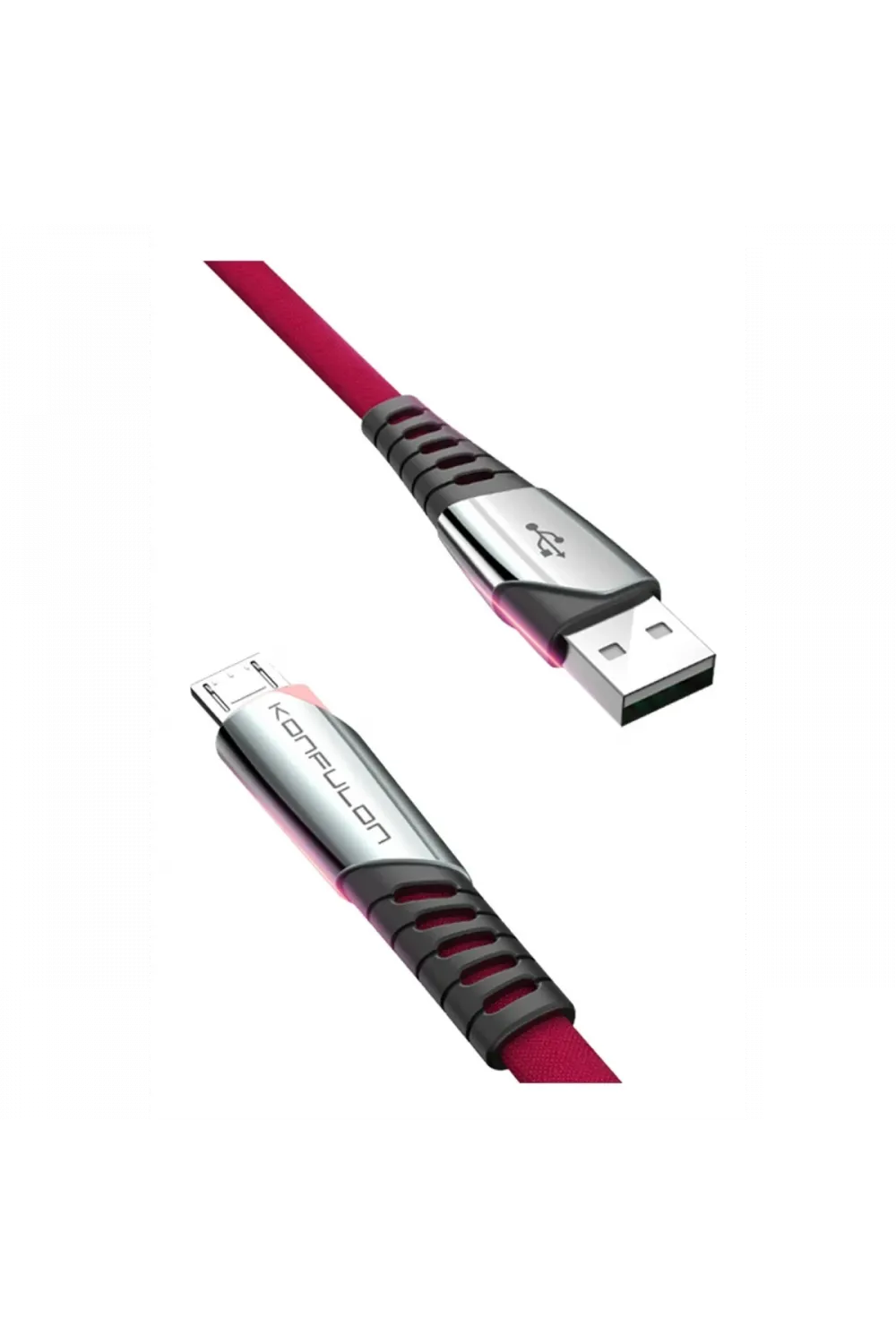Konfulon DC16 Micro USB Kablo 1M 2.4A - Kırmızı