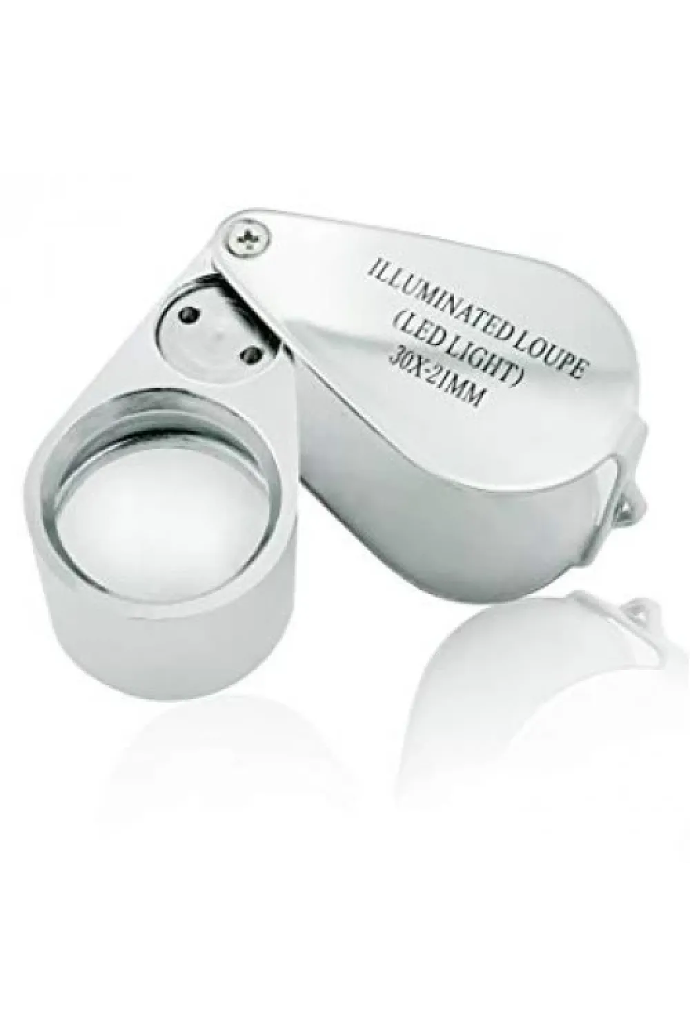 Kontrol, Için Özel Kutulu Metal Işıklı Lup 30x21