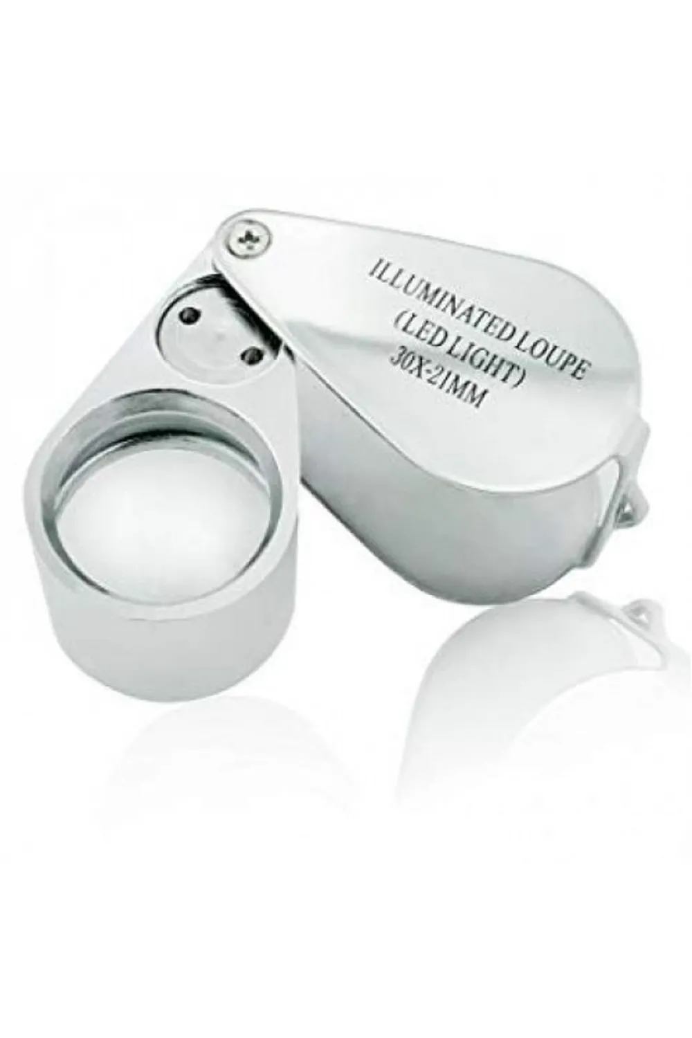 Kontrol Için Özel Kutulu Metal Işıklı Lup 30X21