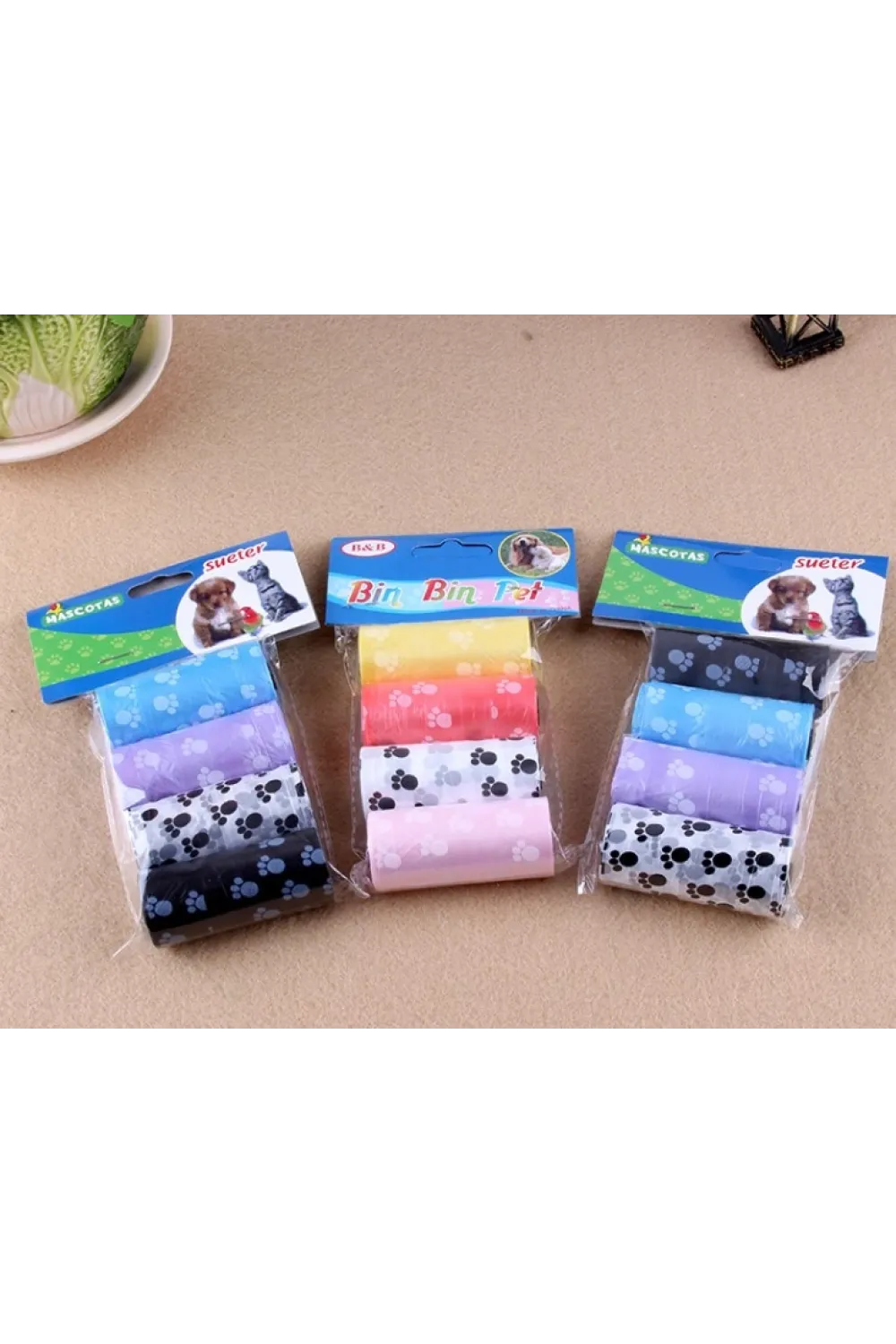 KÖPEK KAKA POŞETI 4LÜ SET