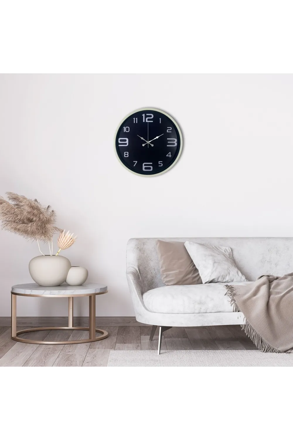 Krem Standart 36 Cm Duvar Saati