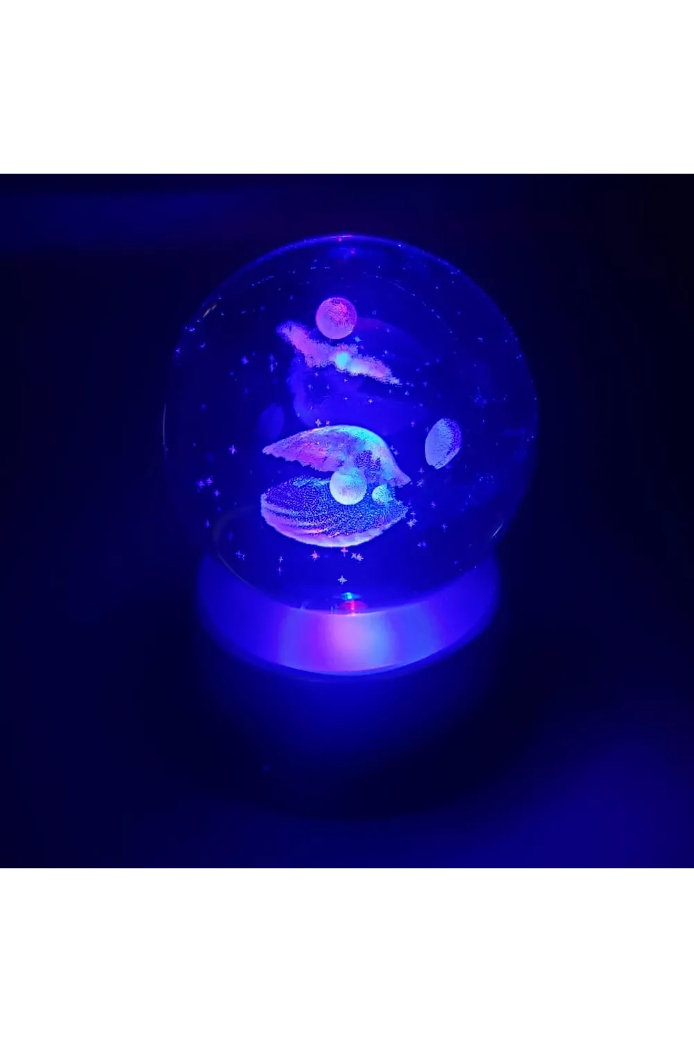 Kristal Cam Küre Işıklı