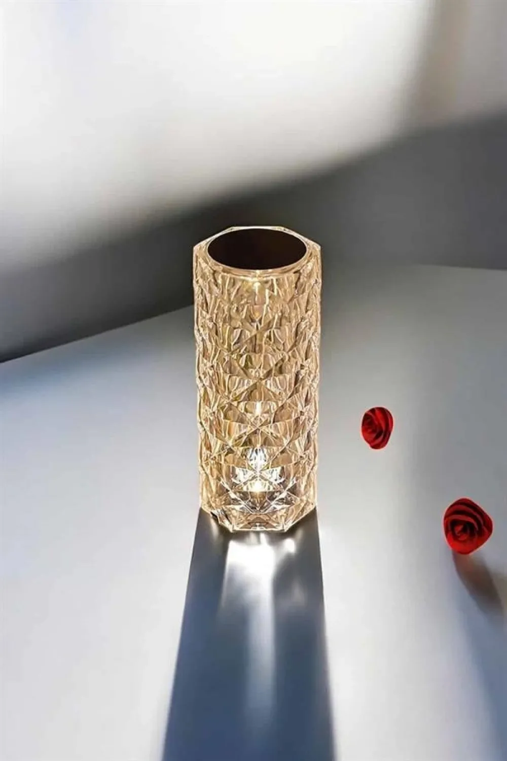 Kristal Dokunmatik Ve Kumandalı Masa Ve Gece Lambası