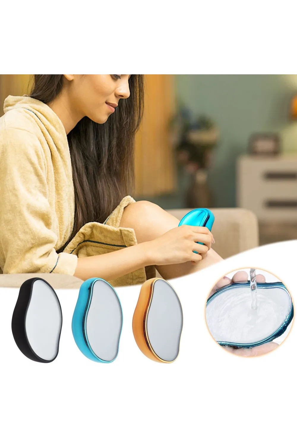 Kristal Epilatör Crystal Eraser Epilasyon Tüy Dökücü