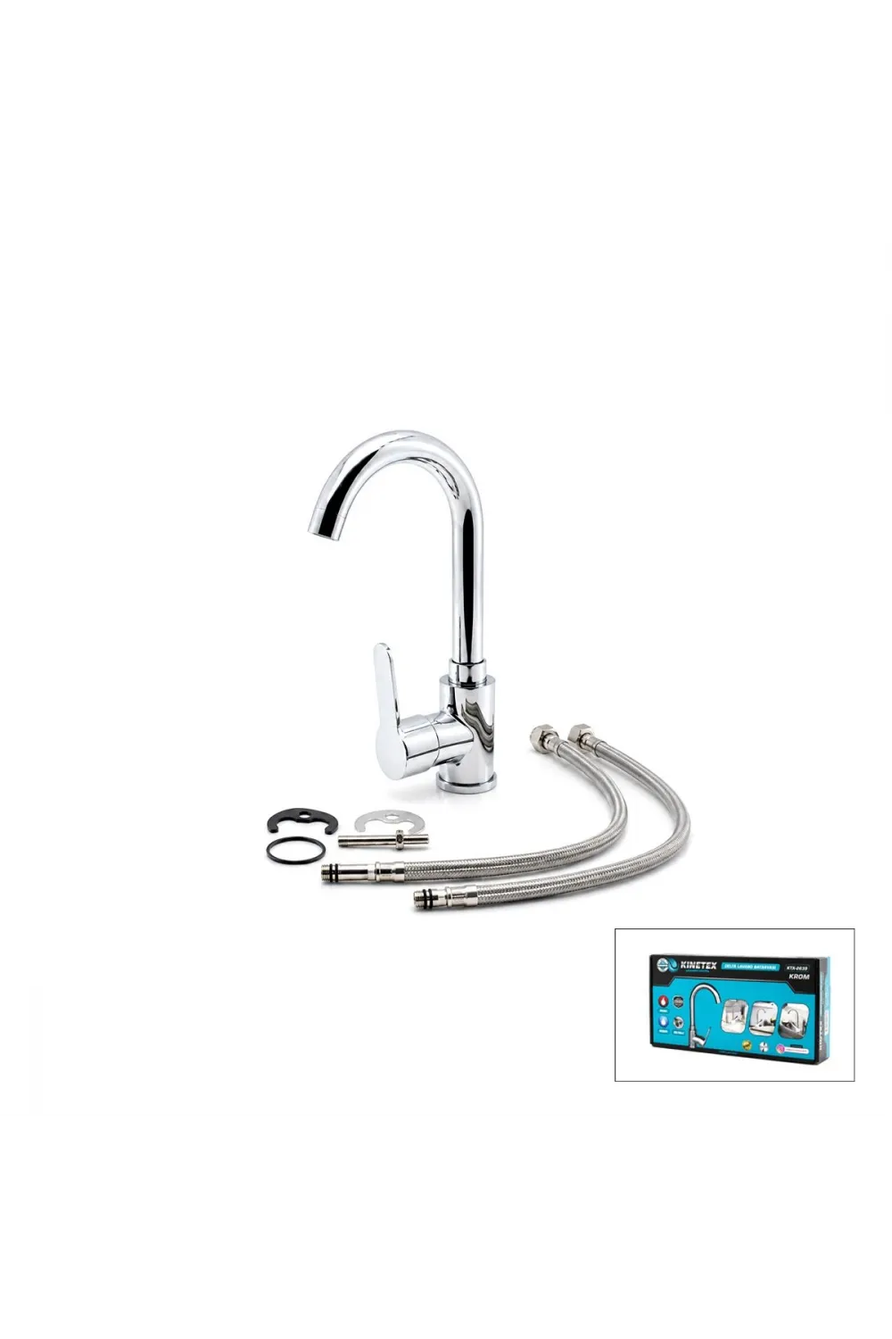 Krom Aç-Kapa Lavabo Bataryası KTX-2639
