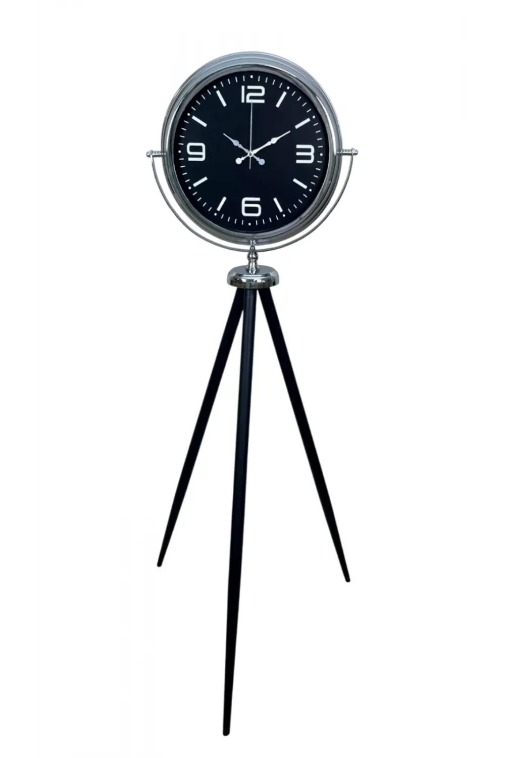 Krom Asil Tripod Ayaklı Saat