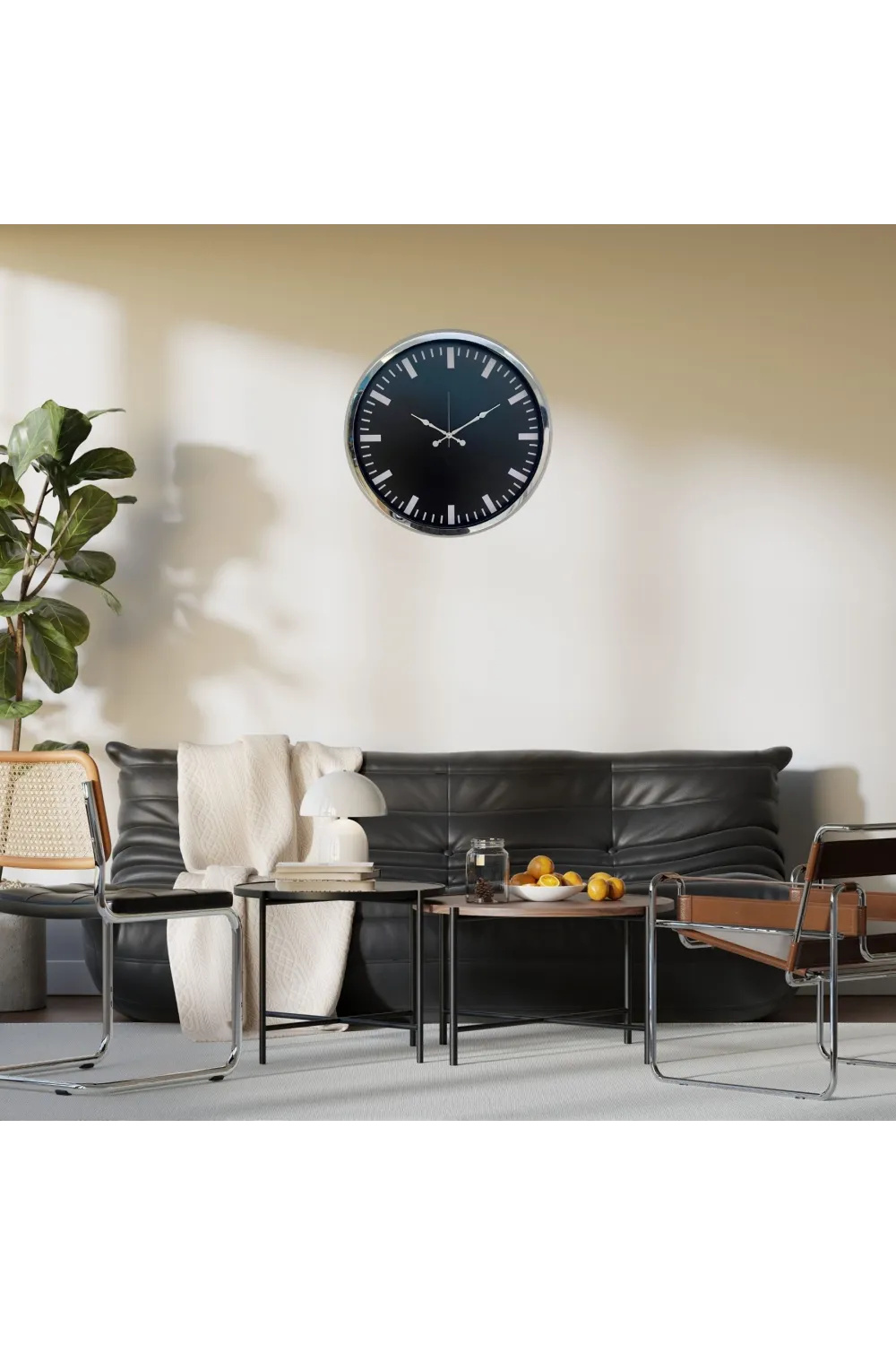 Krom Shadow Prime 52 x 52 Cm Duvar Saati