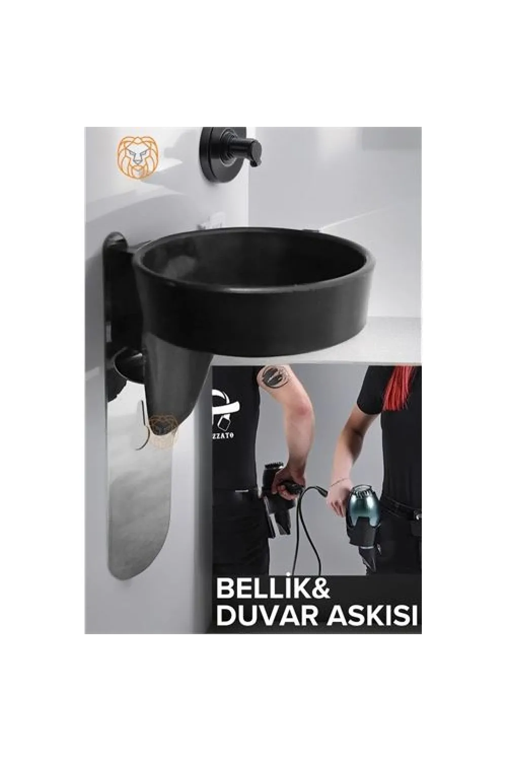 Kuaför Belliği Fön Saç Kurutma Bel Askısı