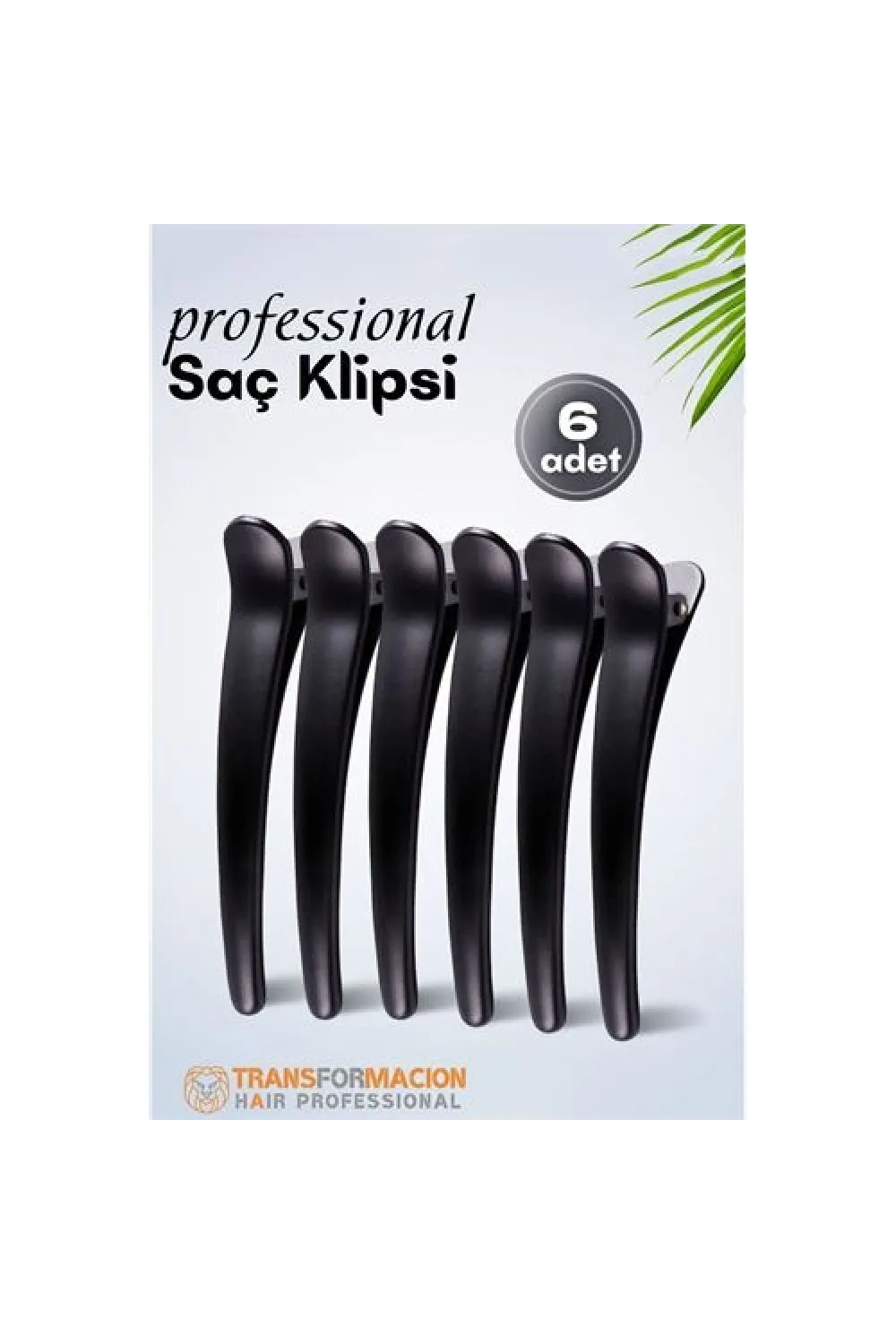 Kuaför Saç Klipsi - Profesyonel Toka 6 lı SET