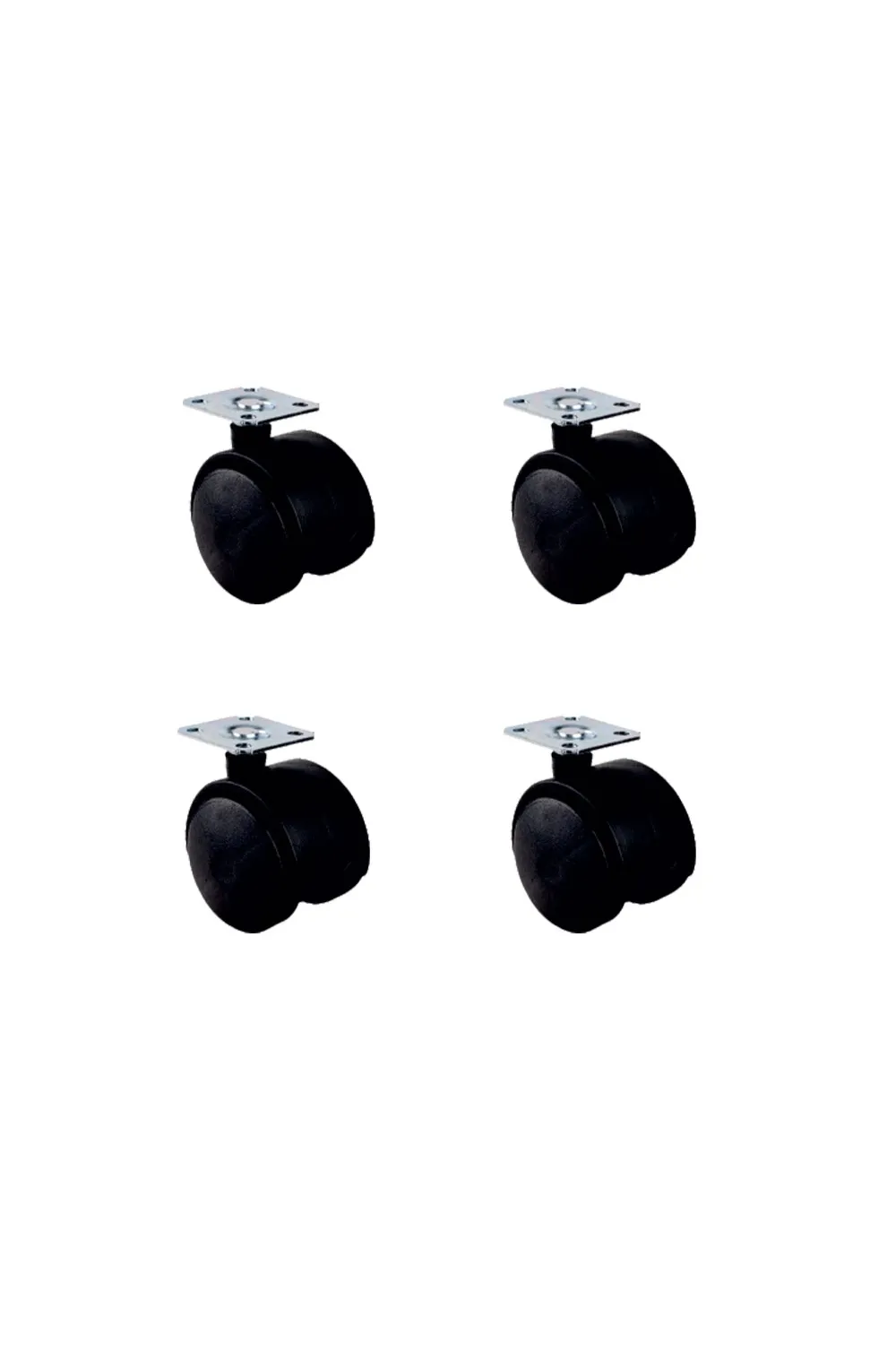 Küçük Plastik Tablalı Teker - 40 MM  HKS101 - 4 Adet