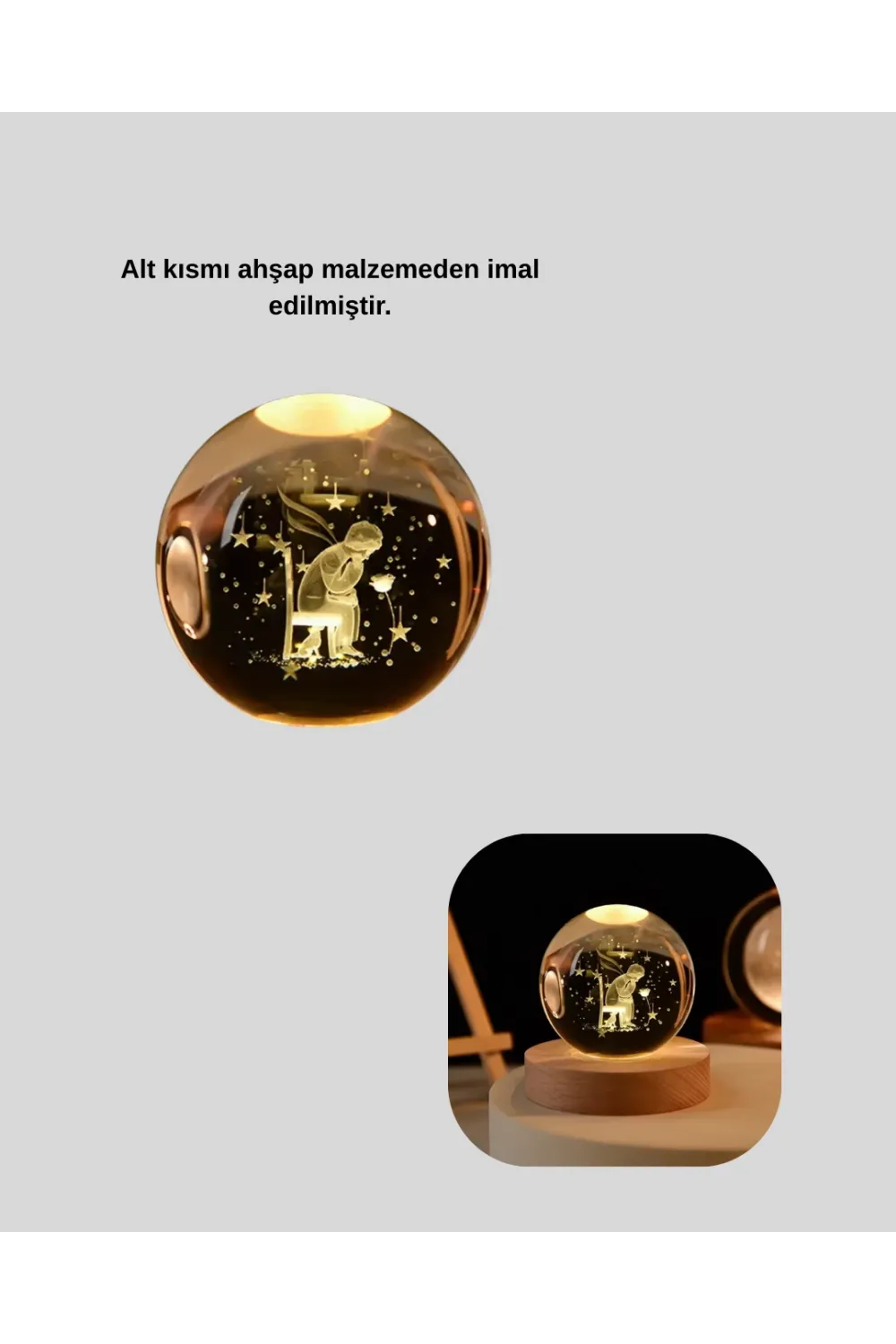 Kücük Prens Ve Gül Küre