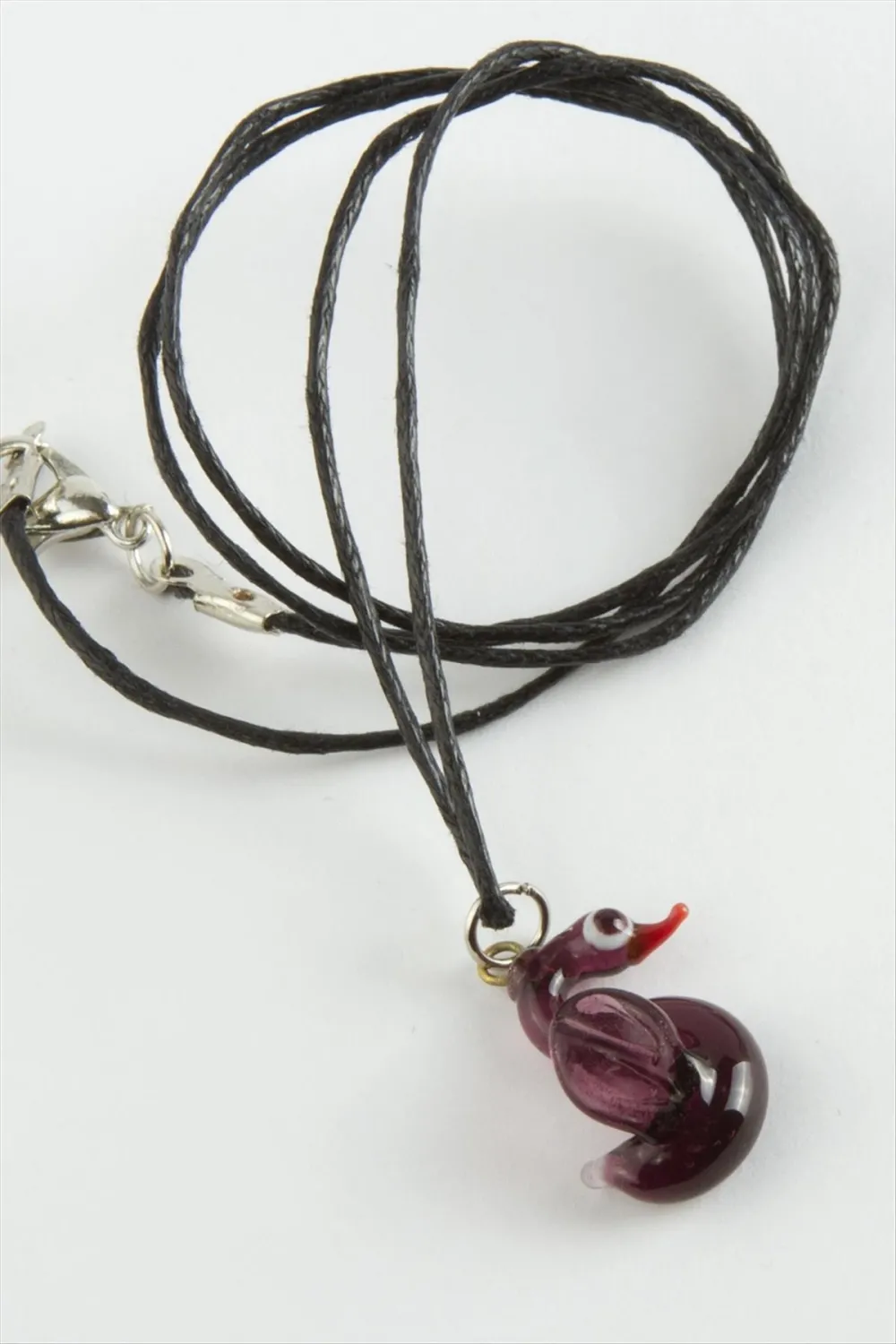 Kuğu Cam Kolye
