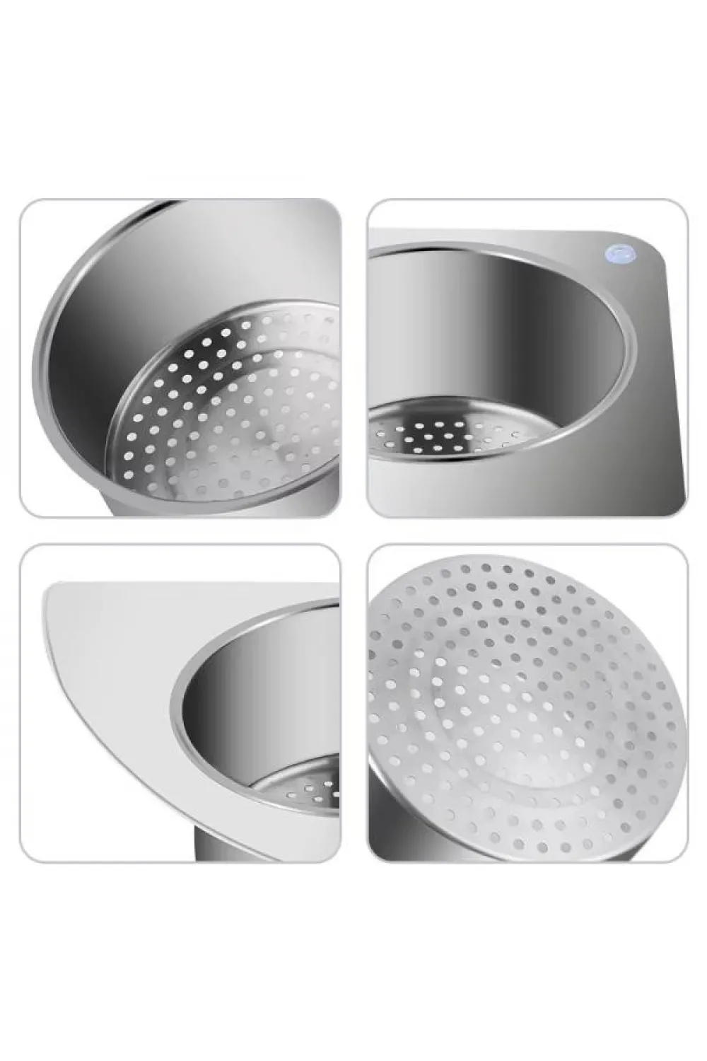 Kuğu Tasarımlı Paslanmaz Lavabo Drenaj Sepeti