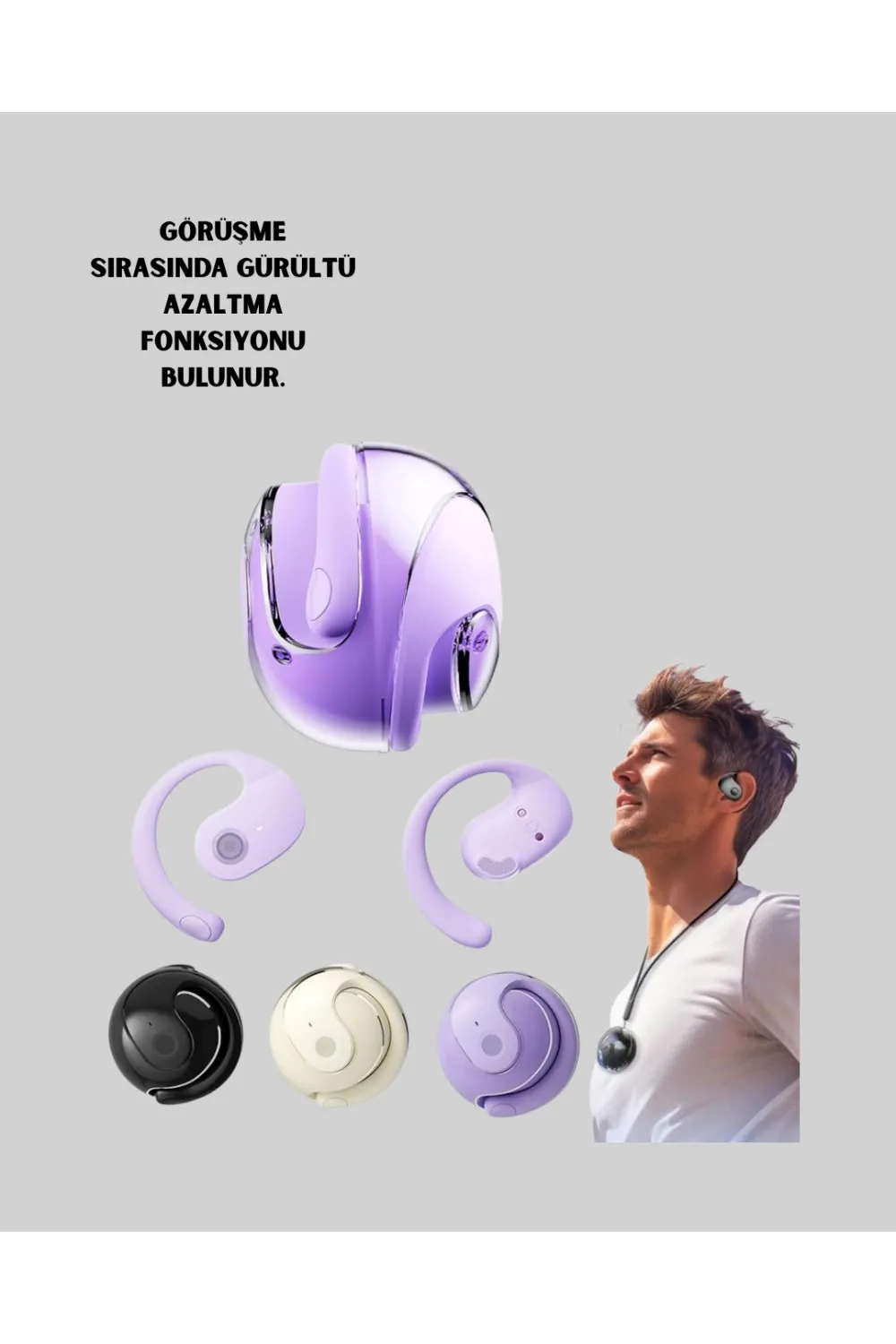 Kulak Arkası  Bluetooth Kulaklık, Gürültü Azaltma