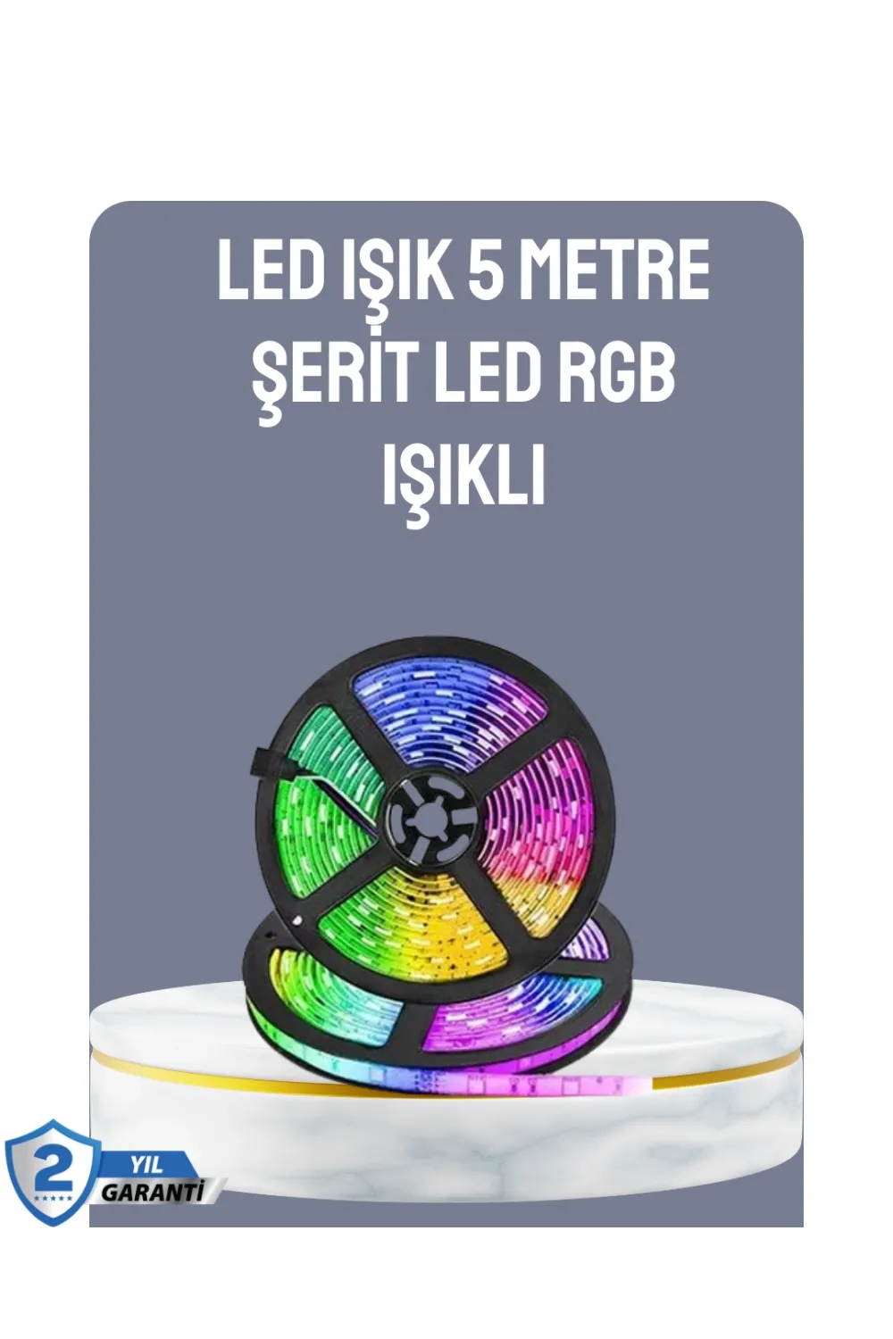 Kumandalı 5 Metre Şerit Led Dekoratif Aydınlatma
