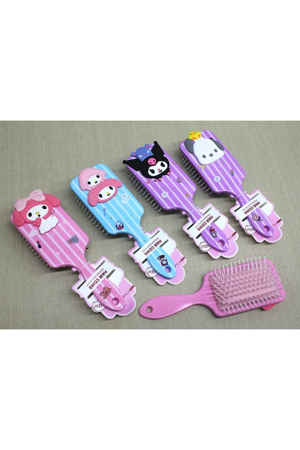 Kuromi, Hello Kitty, Cinnamon, My Melody Saç Tarağı (1 Adet) Seçenek 2