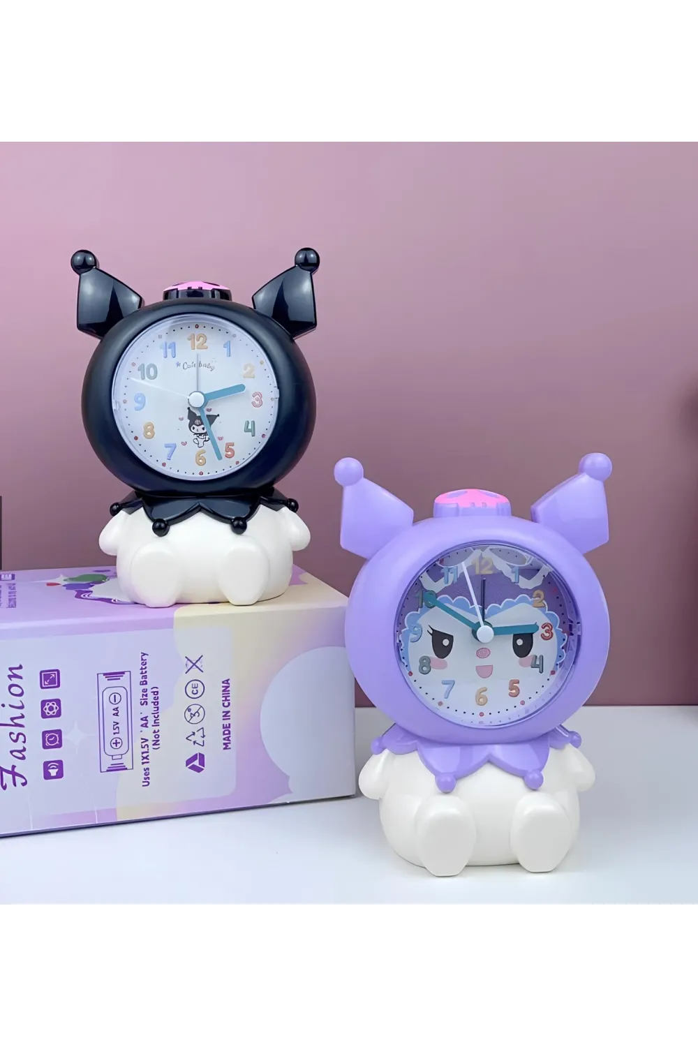 Kuromi Masa Üstü Çalar Saat (1 Adet) Seçenek 2