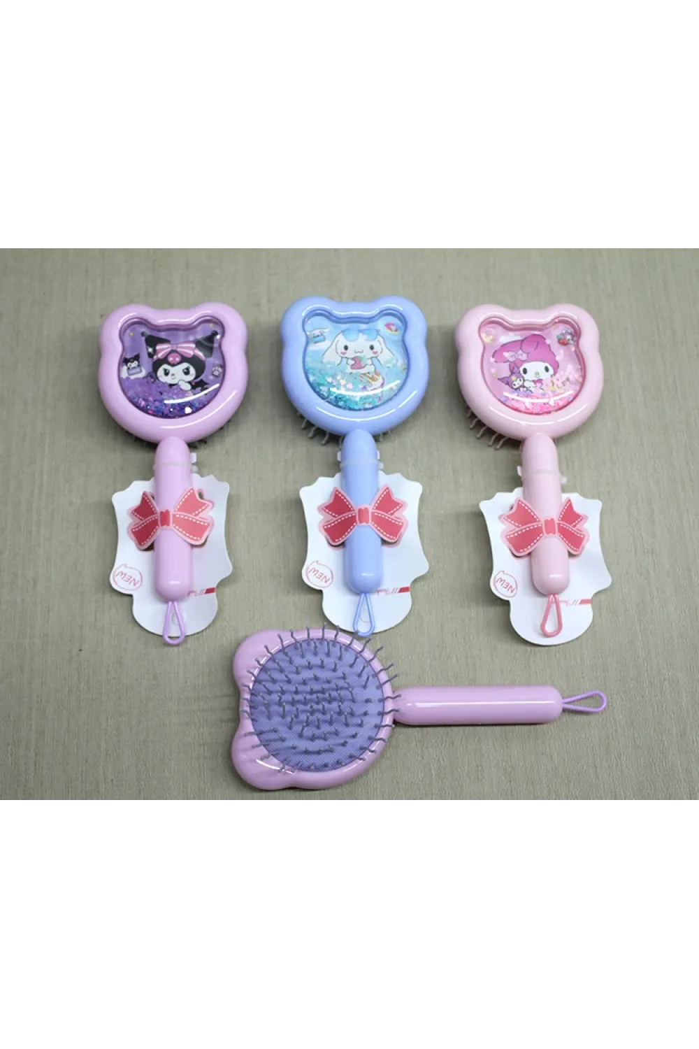 Kuromi, My Melody, Cinnamon Saç Tarağı