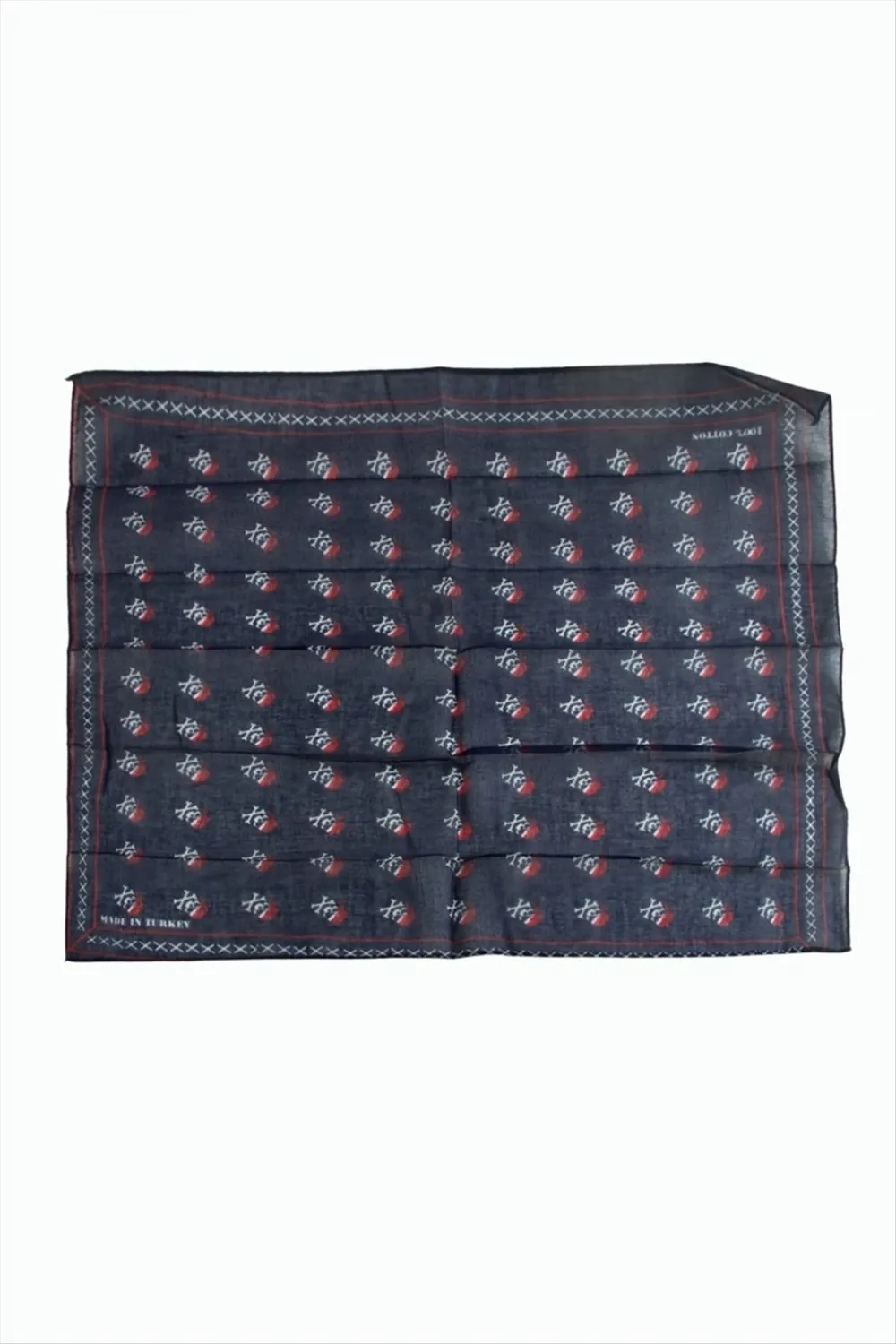 Kuru Kafa Desenli Bandana 50*50