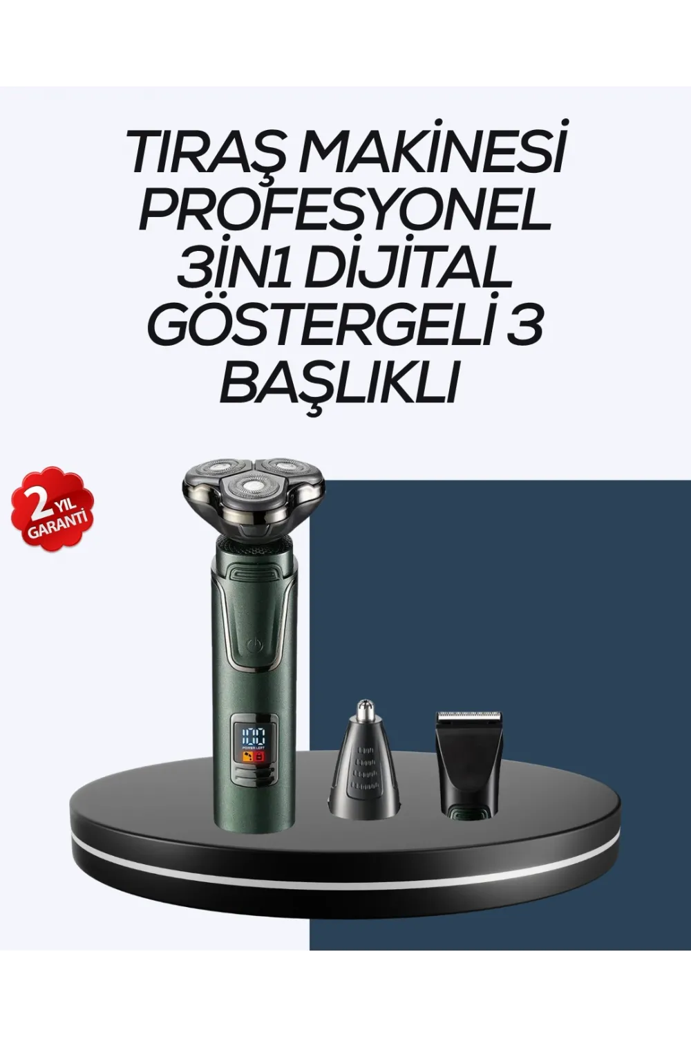 Kuru Kullanıma Uygun Erkek Tıraş Makinesi