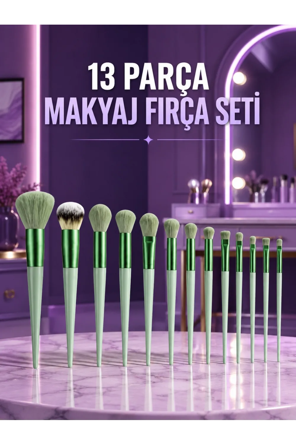Kusursuz Makyaj İçin Yumuşak Ve Dayanıklı Makyaj Fırça Seti
