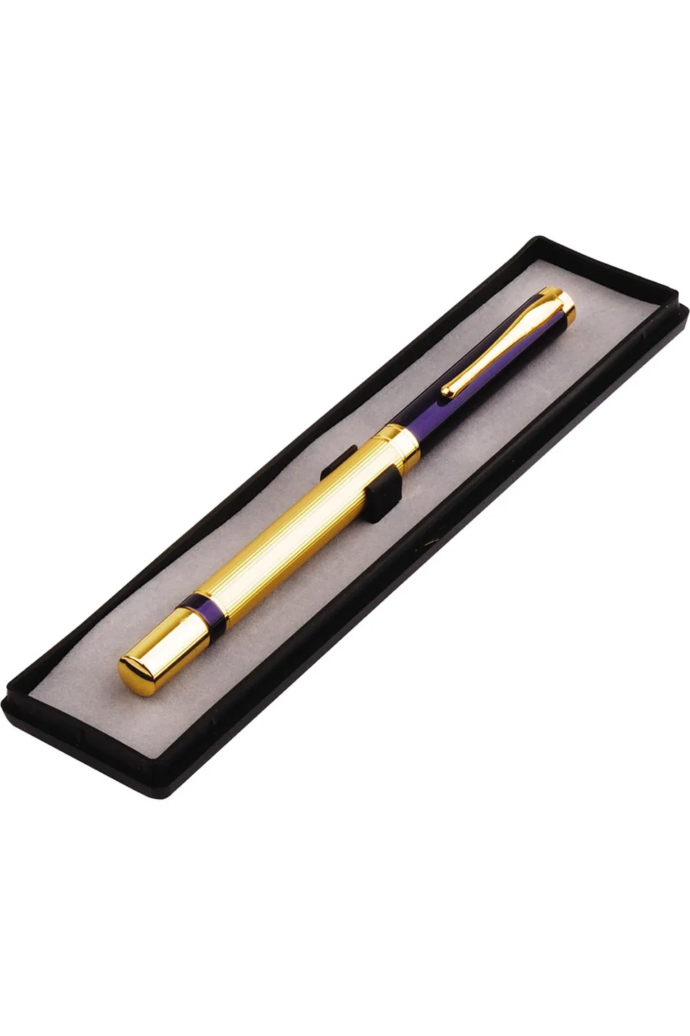 Kutulu Lacivert Gold Tasarım Roller Kalem