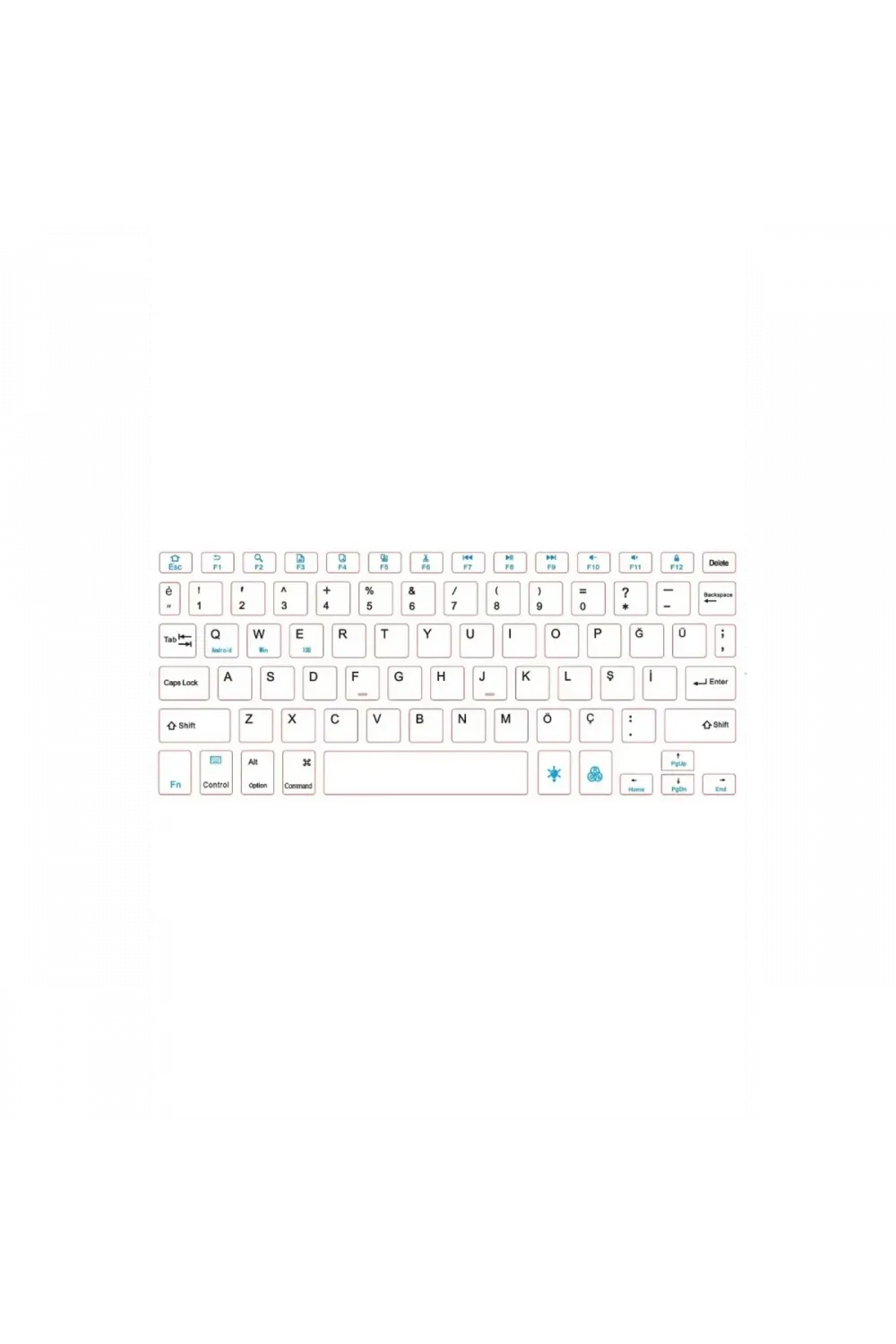 KYB71 Kablosuz Türkçe Q Klavye Mouse Set - Siyah