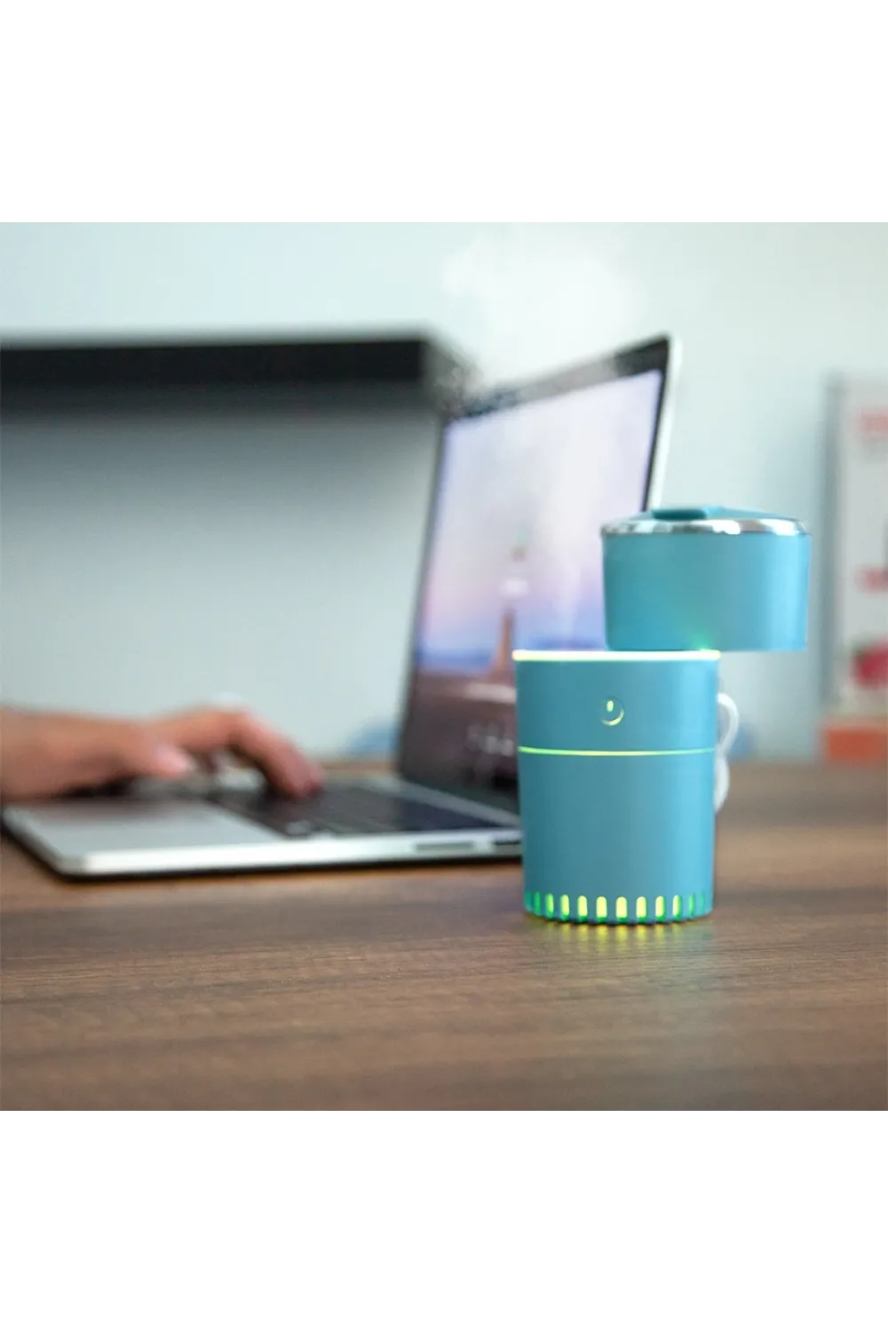 Lattice Ortam Nemlendirme ve Dezenfektan Buhar Makinesi (mavi) Usb