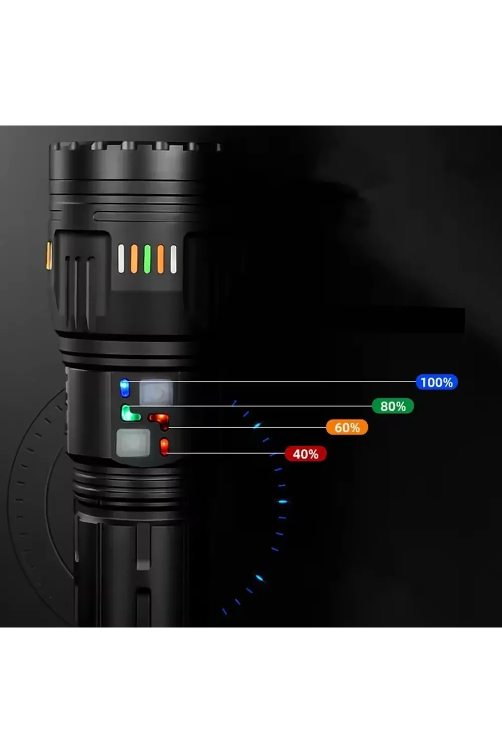 Lazer Etkili Profesyonel El Feneri  Wt-631- 30,000 Lümen