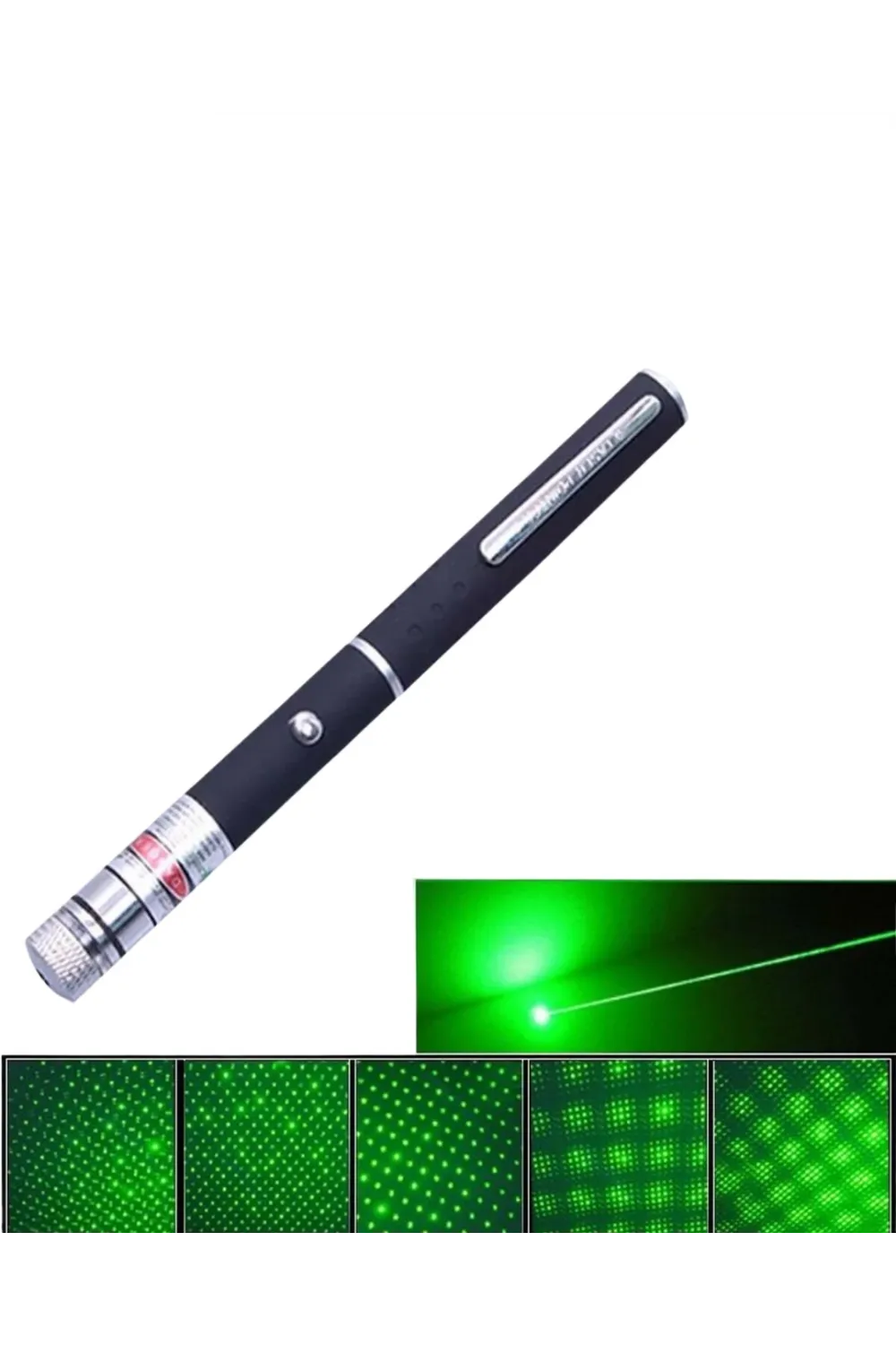 Lazer Kalem Güçlü Yeşil Işık Kompakt Ve Pratik Kullanım