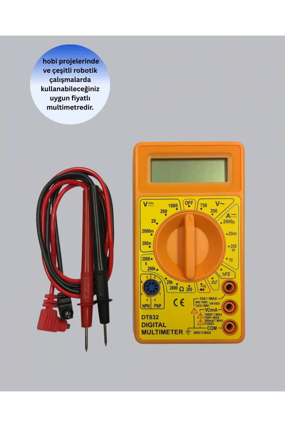 Lcd Ekranlı Dijital Ölçü Aleti Ev Ve Atölye Kullanımı
