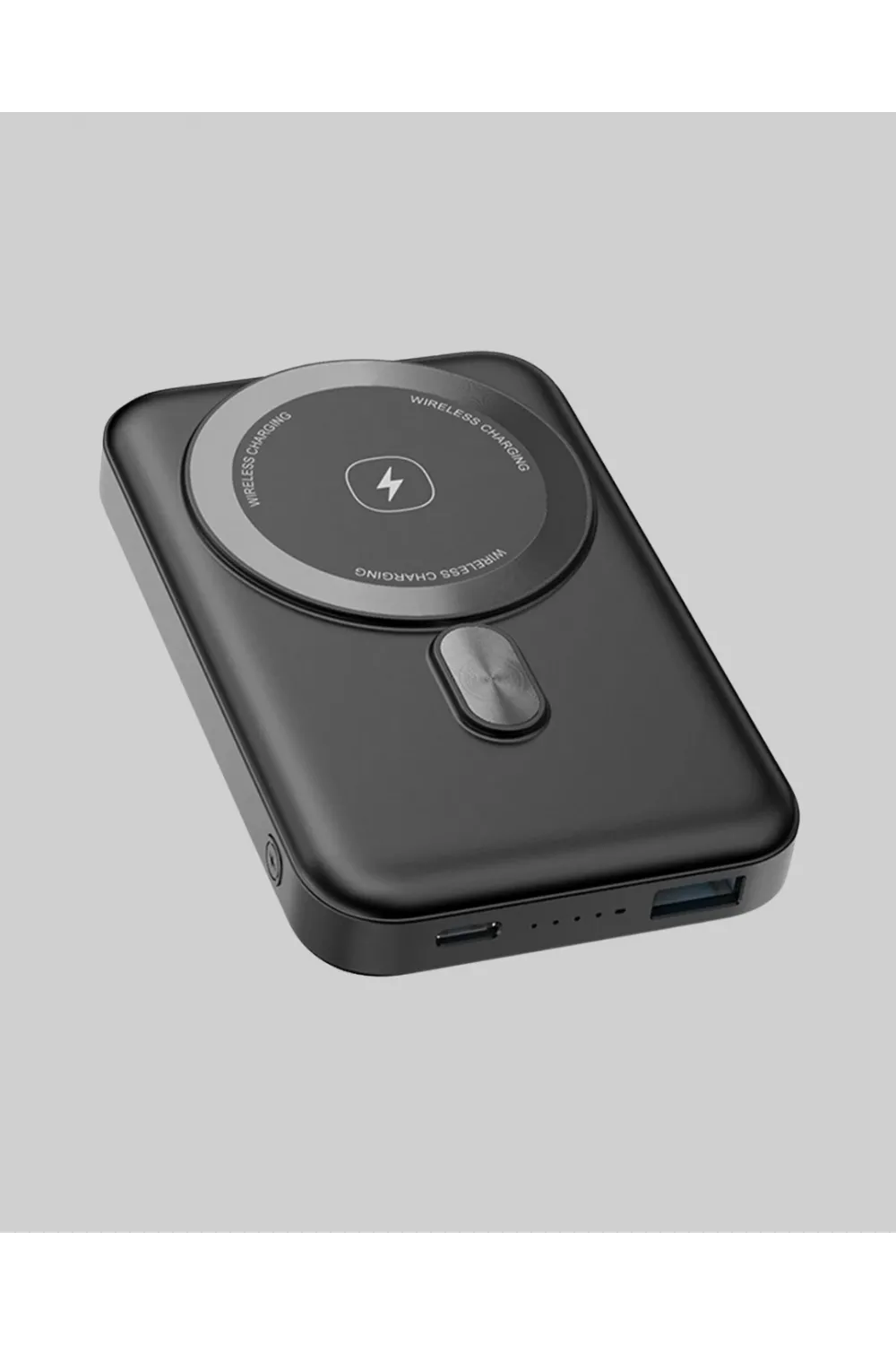 Lcd Ekranlı Kablosuz Powerbank Type C Ve Usb Çıkışlı