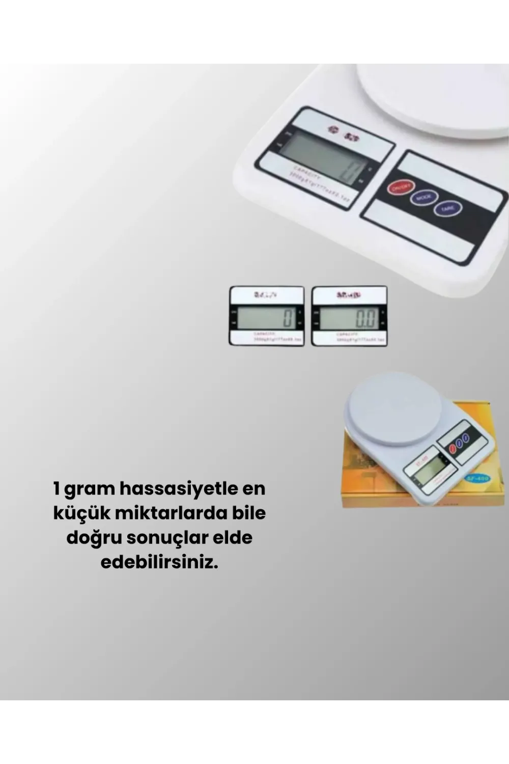 Lcd Ekranlı Kompakt Dijital Terazi – Gram Ve Ons Ölçüm