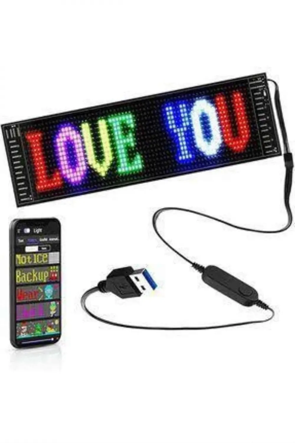 Led Ekran Matrix Panel En Büyük Boy Araba Yazısı