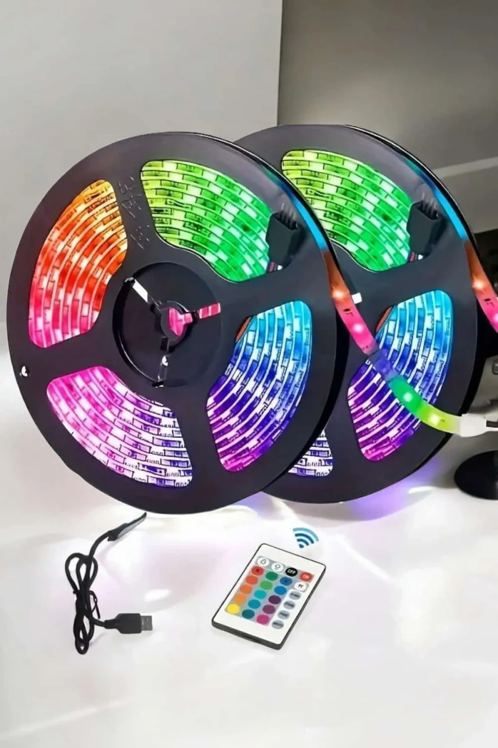 Led Işık 5 Metre Şerit Led Rgb Işıklı