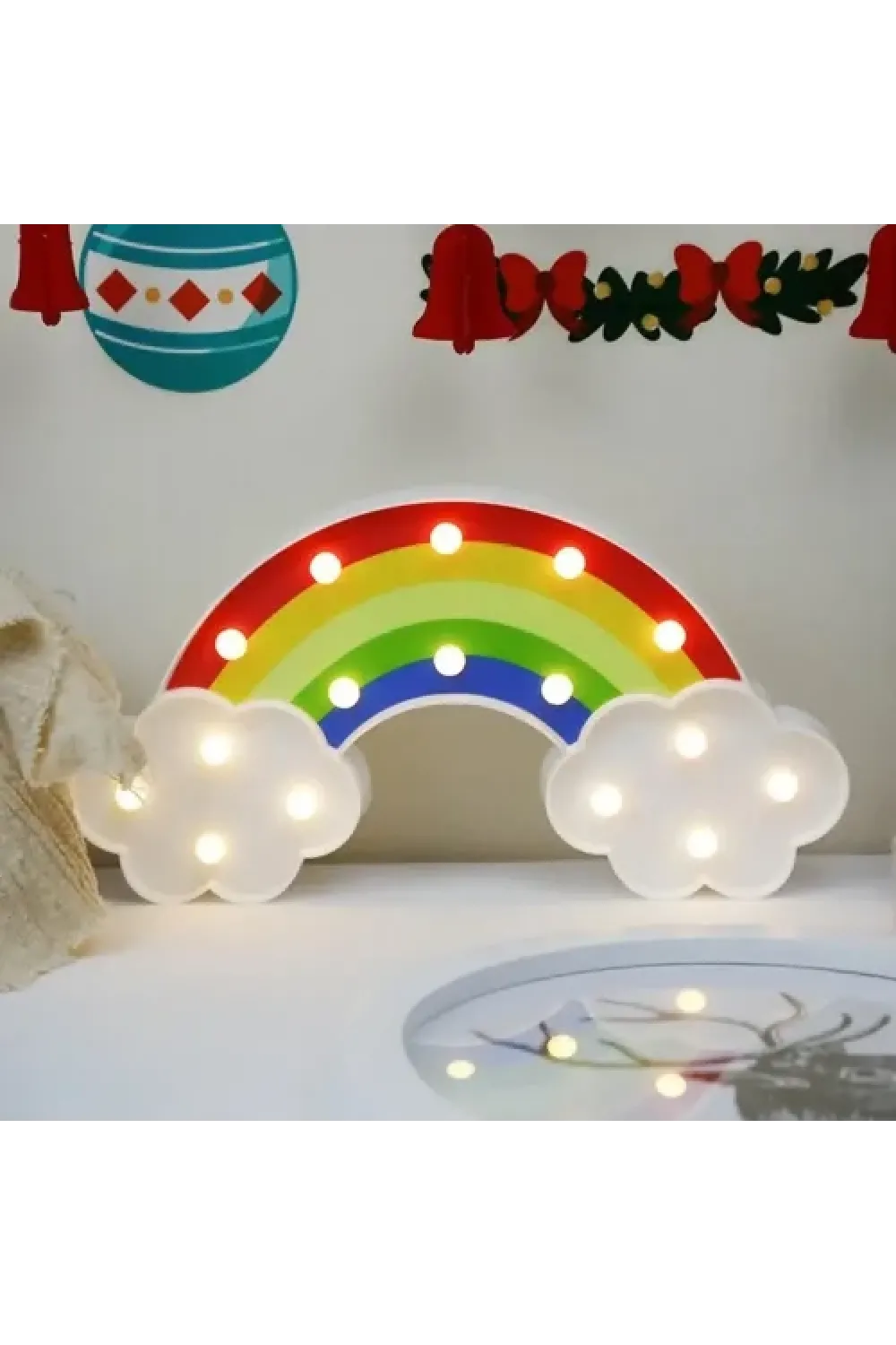 Led Işıklı Gökkuşağı Gece Lambası