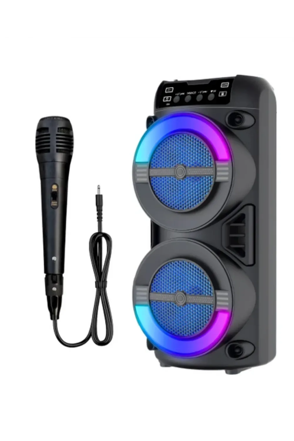 Led Işıklı Kablosuz Bluetooth Hoparlör Usb Tf Kart Destekli
