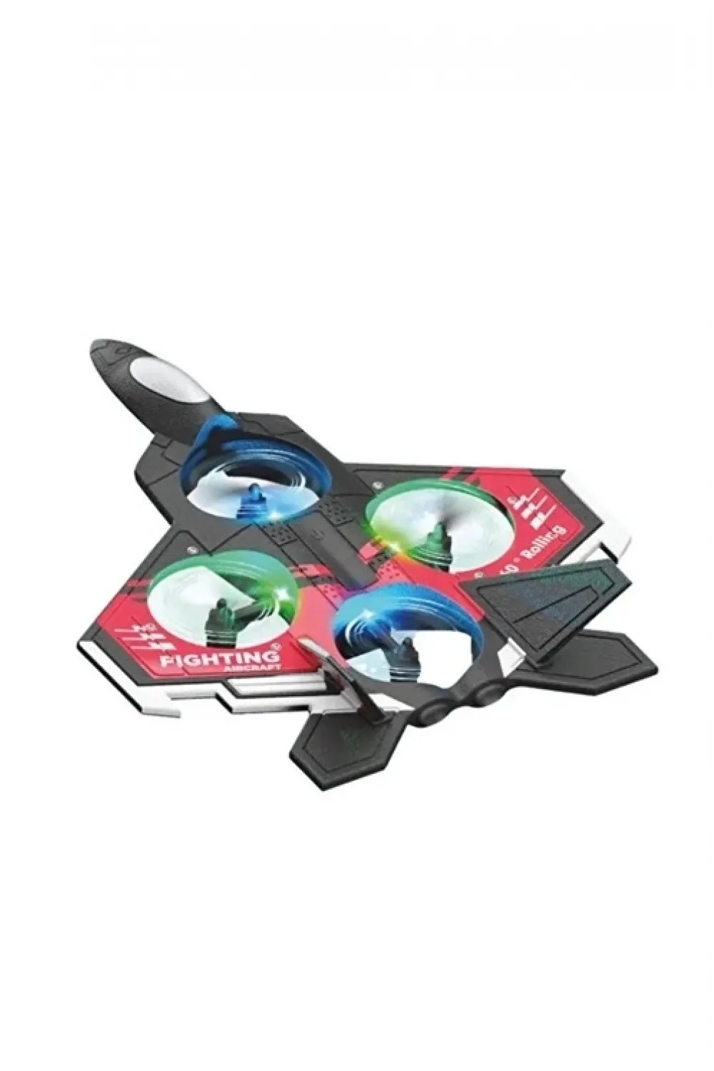 Led Işıklı Oyuncak Drone Fighter Jet Tasarımlı Uzaktan Kumandalı Uçak