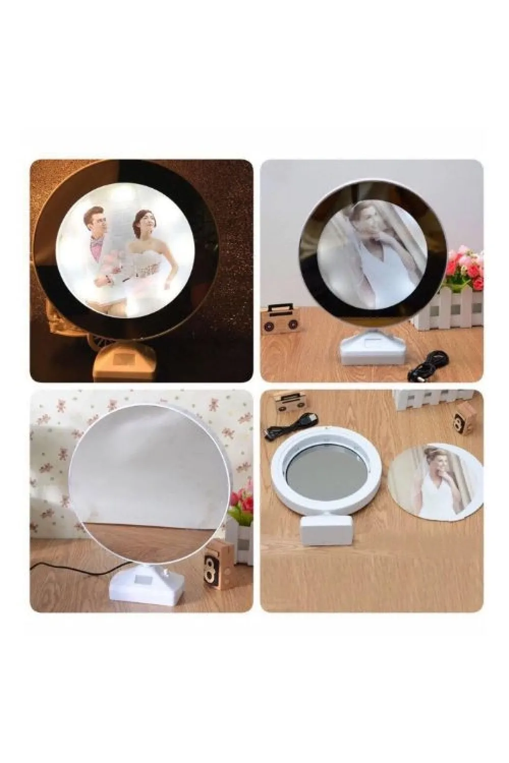 Led Işıklı Sihirli Ayna Çerçeve