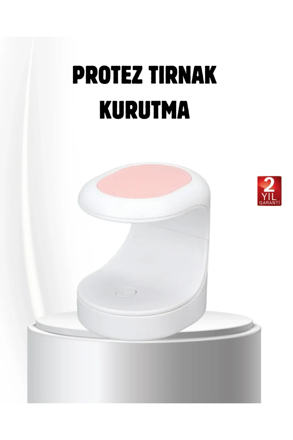 Led Mini Oje Kurutucu Taşınabilir Hızlı Kuruma Cihazı 3 Led Işıklı