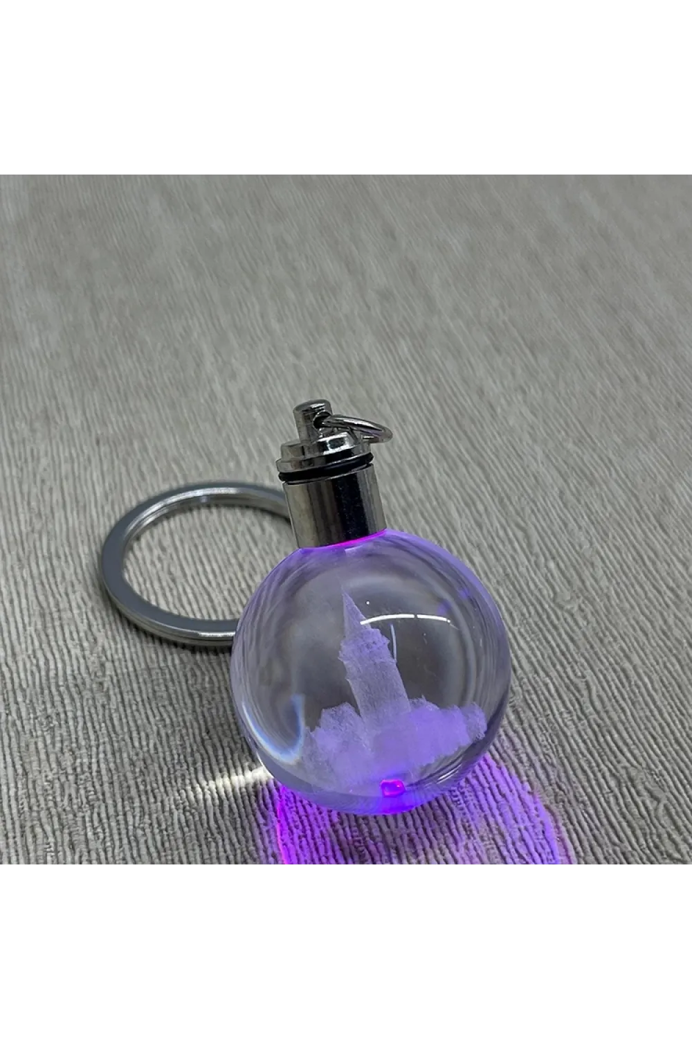 Ledli Galata Kulesi Tasarımı Kristal Anahtarlık IEG3780