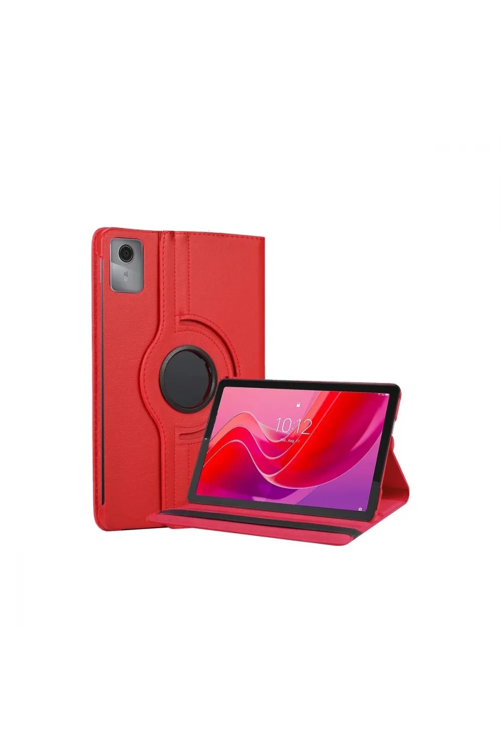 Lenovo Tab M11 Tb330fu 360 Tablet Deri Kılıf - Kırmızı