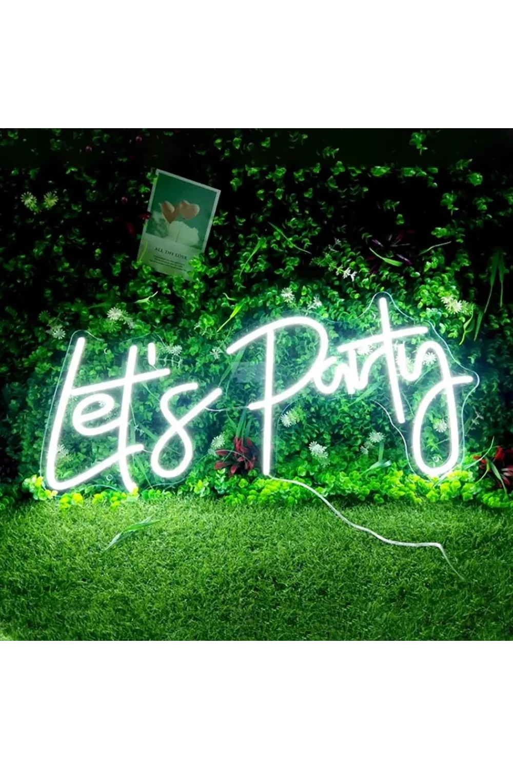 LetS Party Yazılı Neon Led