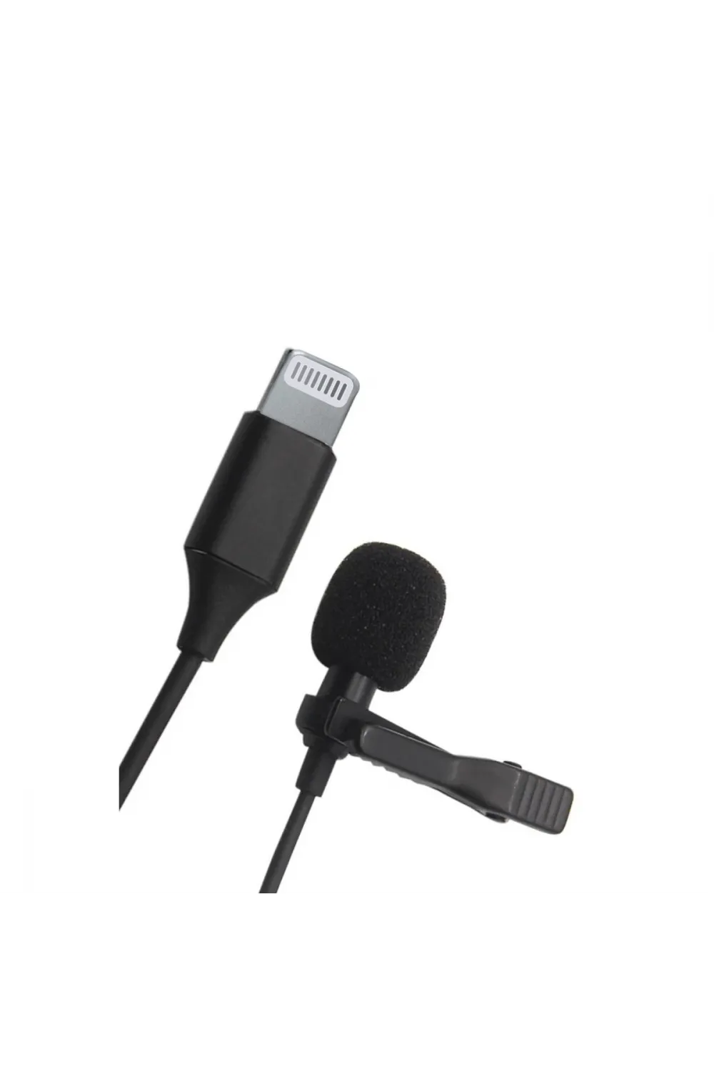 Lightning 2 Metre Double Mikrofon - Siyah