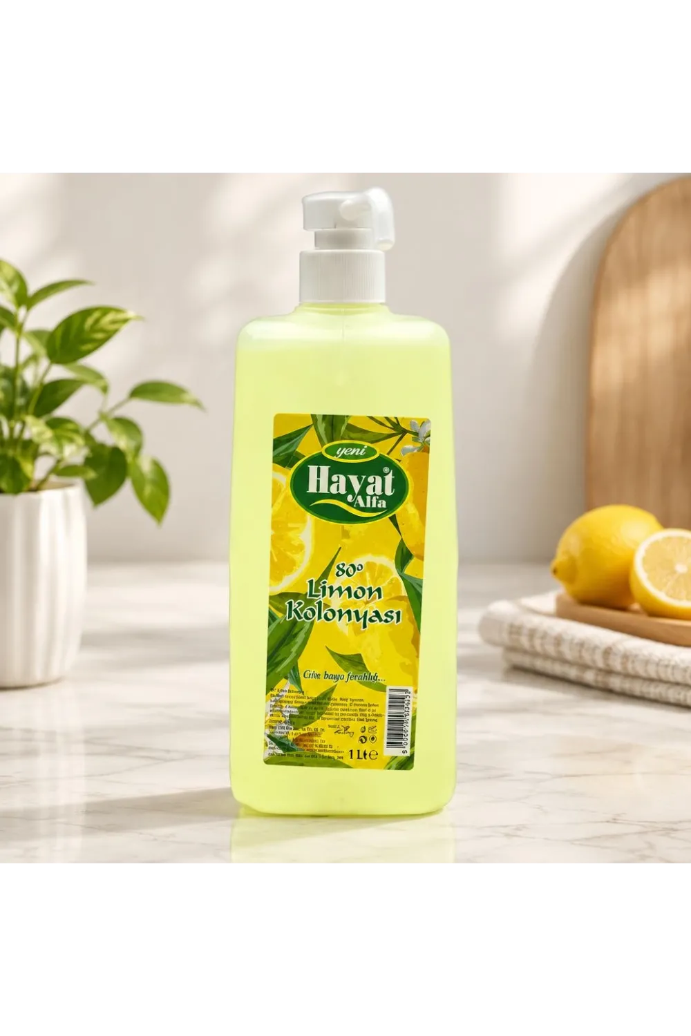Limon Kolonya Pompalı Sprey (1 LT)