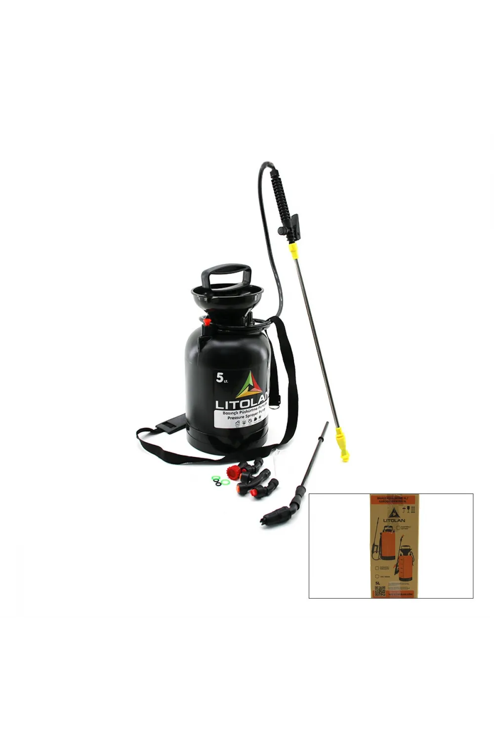 Lıtolan ( 5lt ) ( Manuel ) ( 2ın1 ) Bahçe Püskürtme & Köpük İlaç Pompa*6