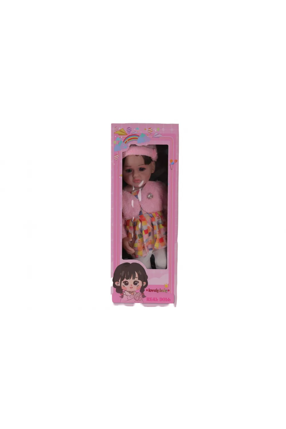 LMN232 55 CM MÜZİKLİ SİLİKONLU ET BEBEK