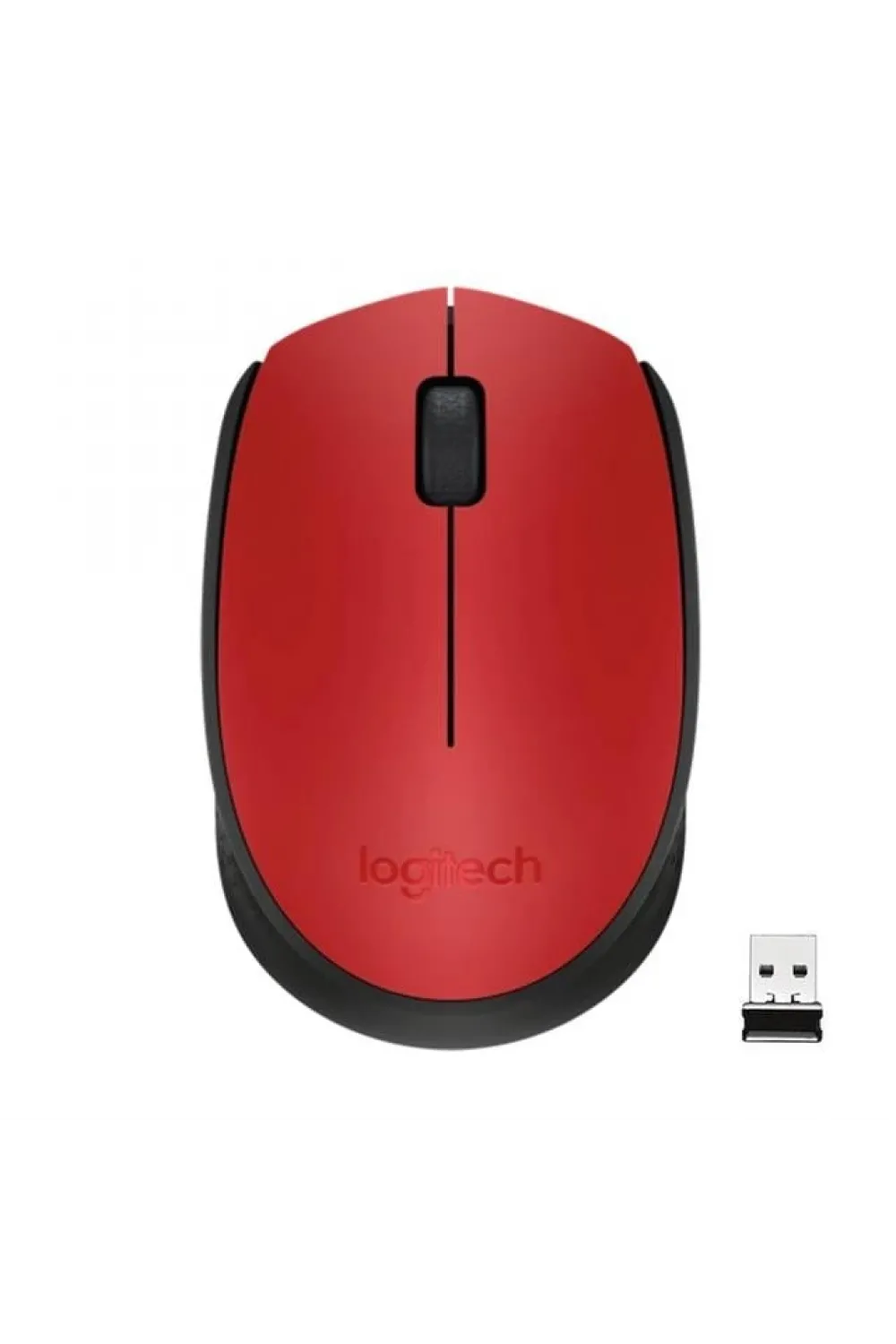 Logitech M171 USB Kırmızı Kablosuz Mouse