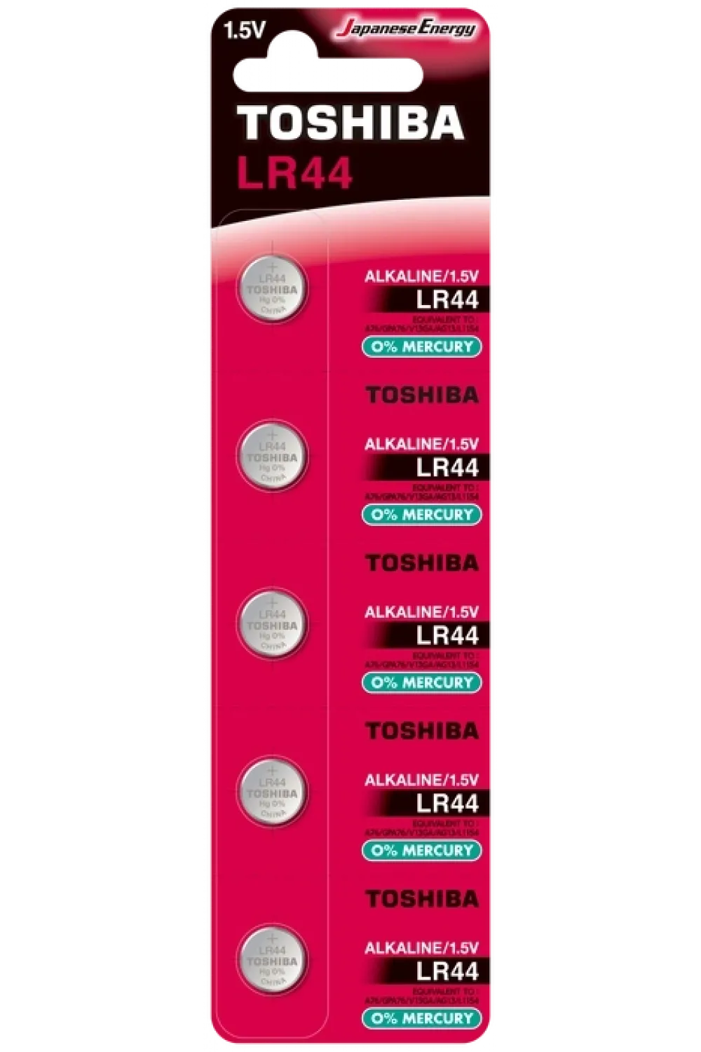 Lr44 Alkalin Pil 5li